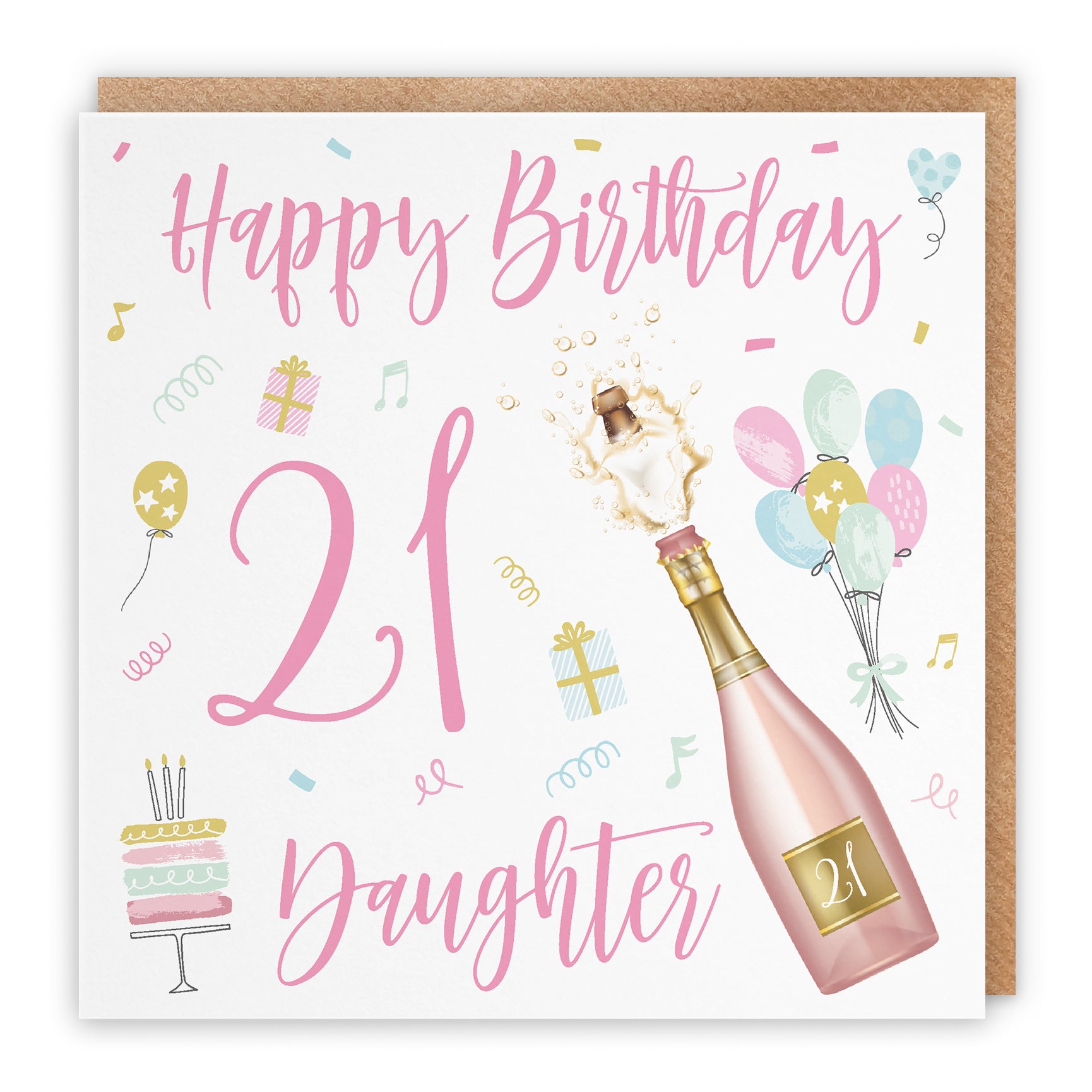 Birthday Card Champagne
