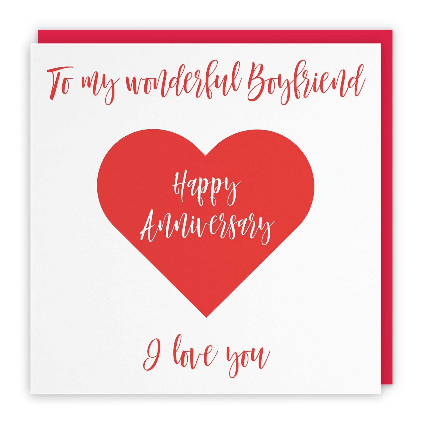 Heart Anniversary Card Love Heart