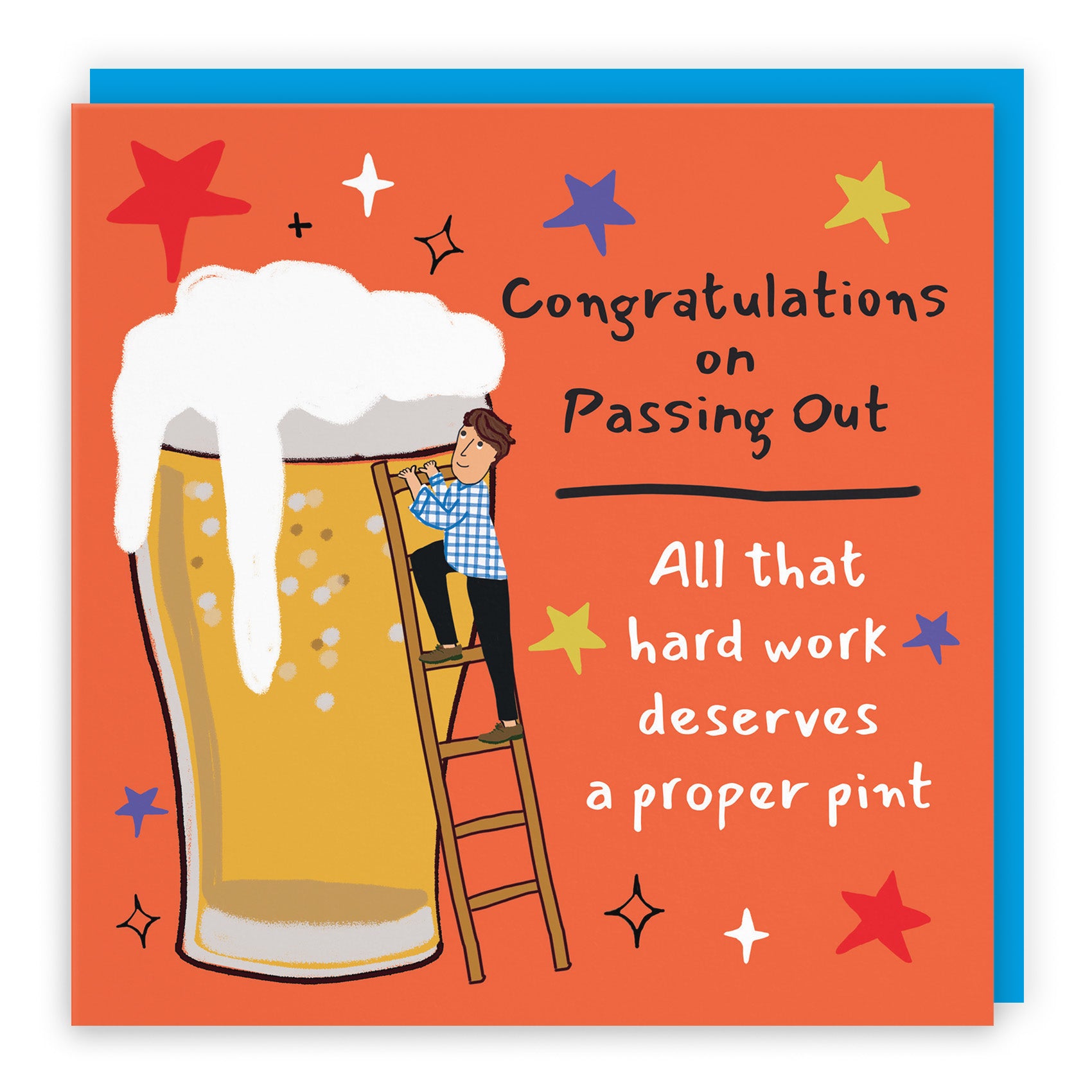Male Big Beer Congratulations Card Laugh Out Loud