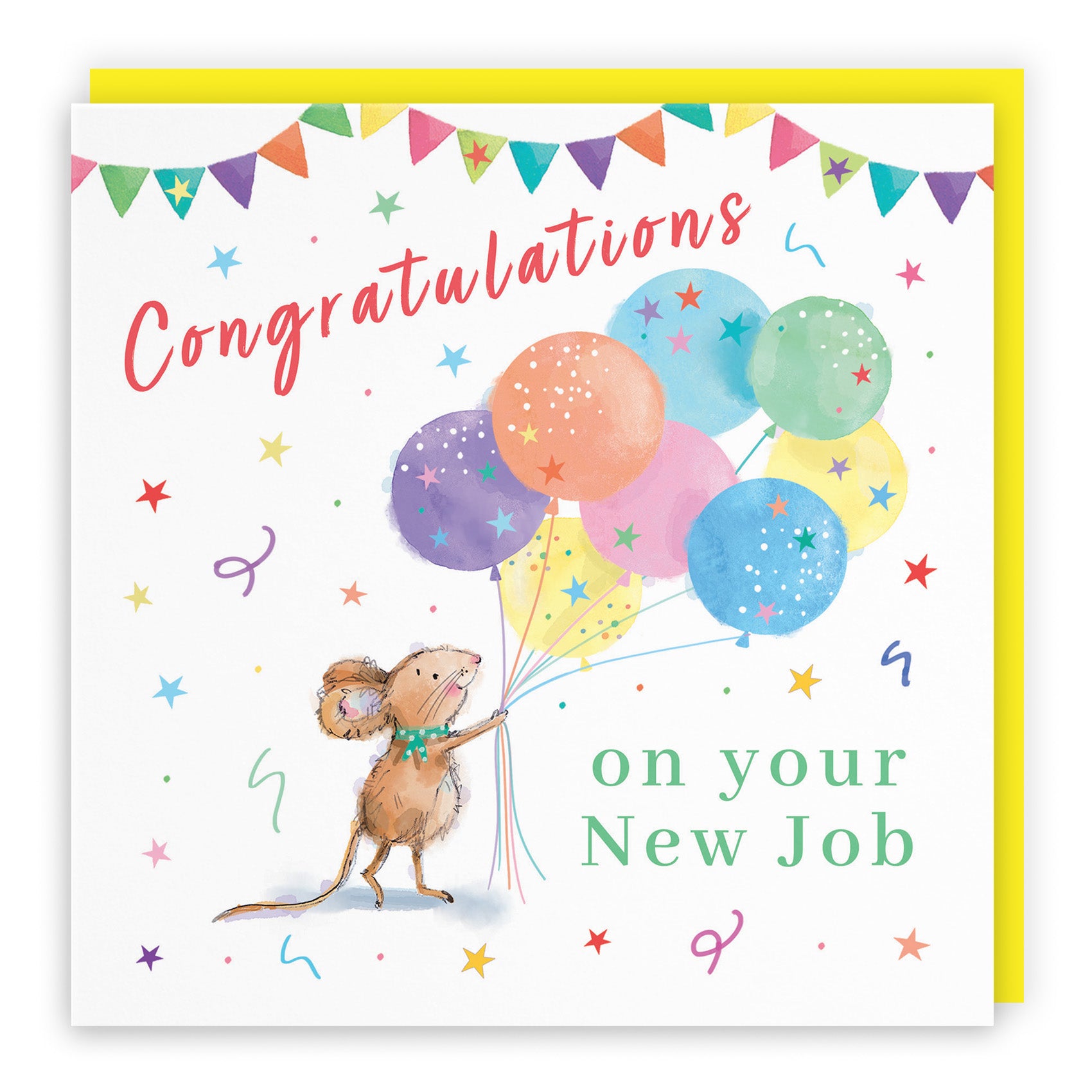 Colourful Balloons Congratulations Card Little Whiskers
