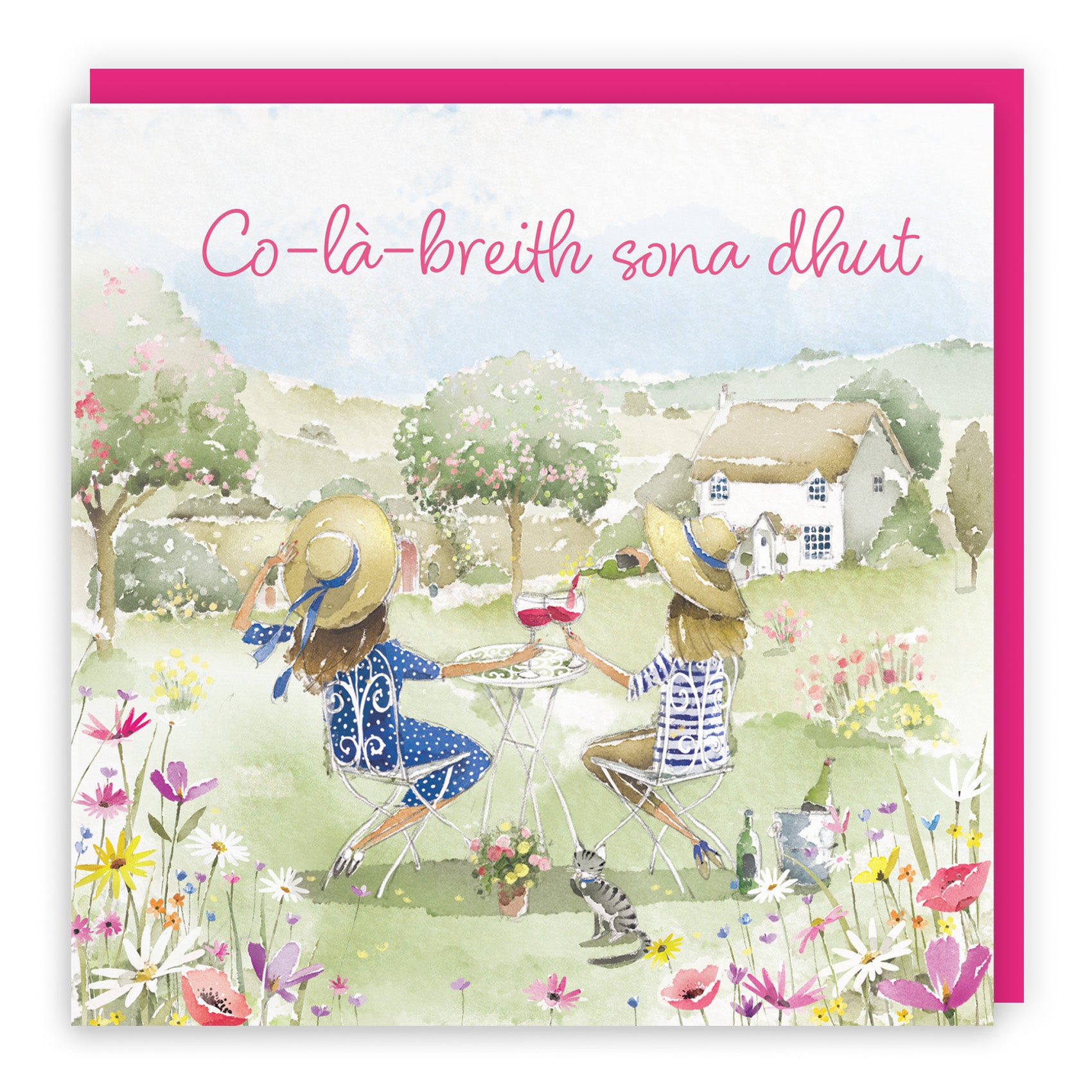 Female Countryside Garden Birthday Card Milo's Gallery