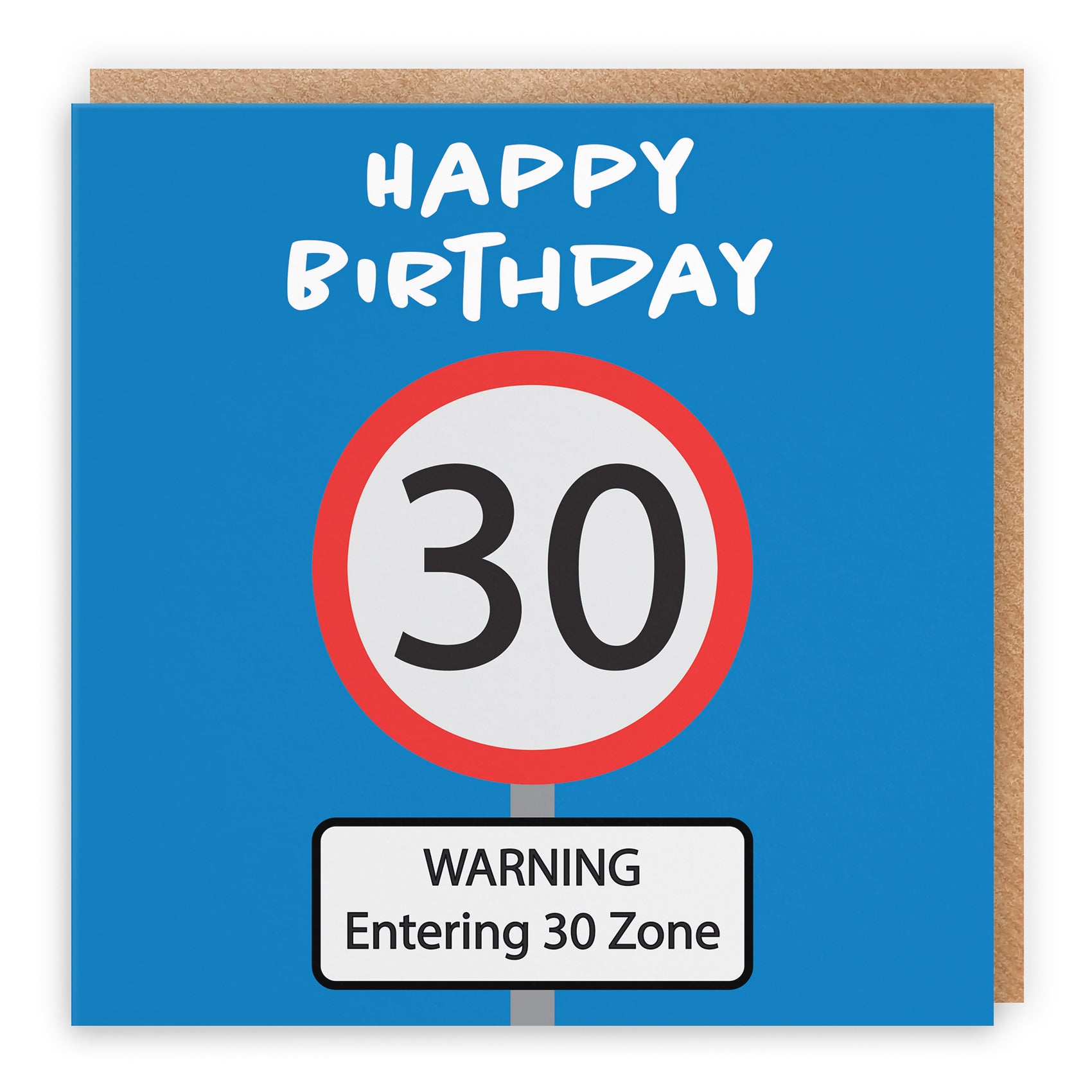 Birthday Card Road Sign