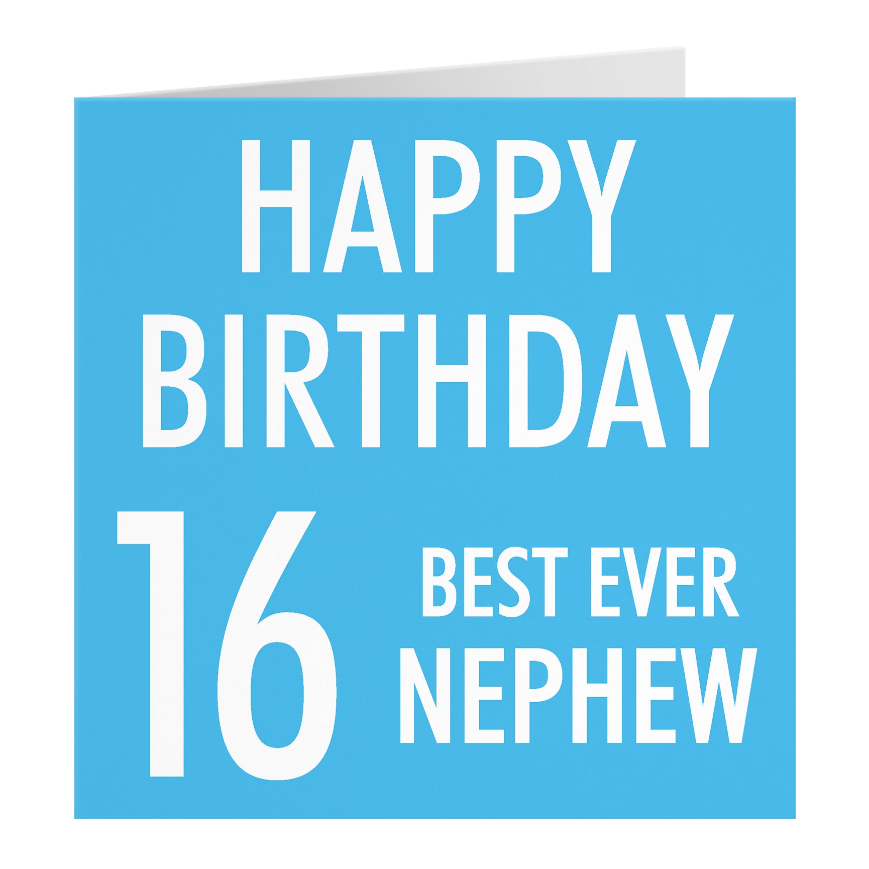 Blue Birthday Card Urban Colour