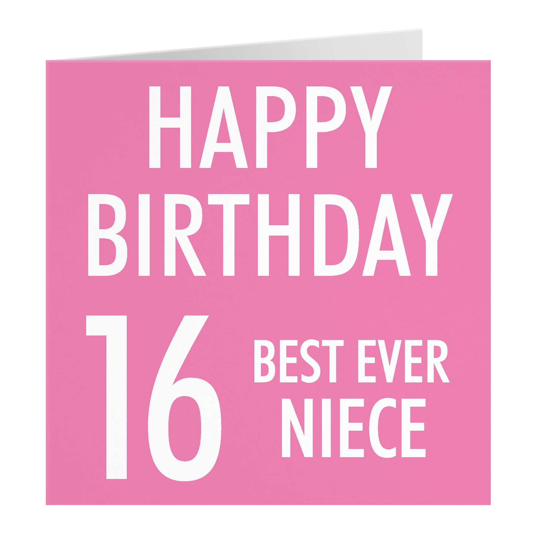 Pink Birthday Card Urban Colour