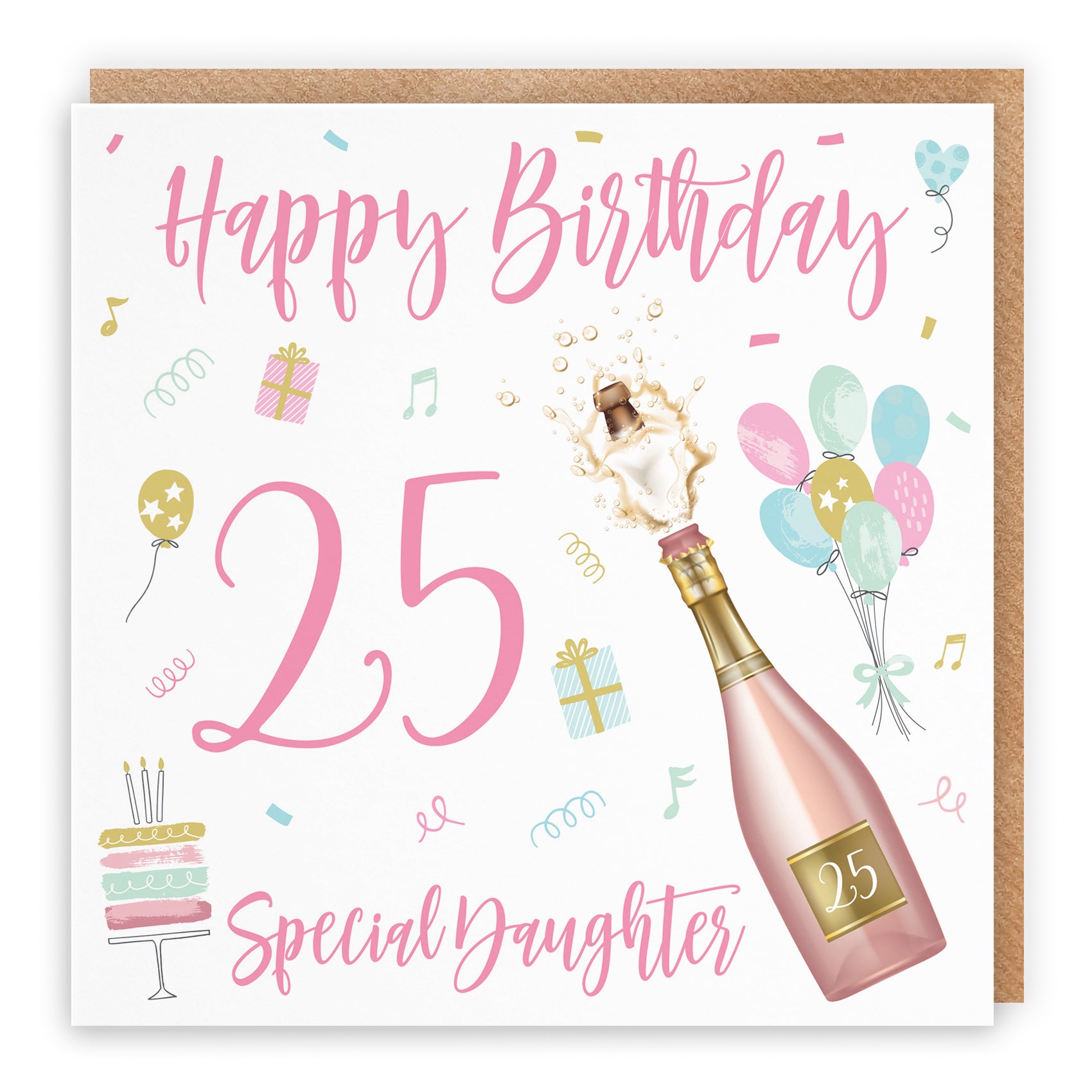 Birthday Card Champagne