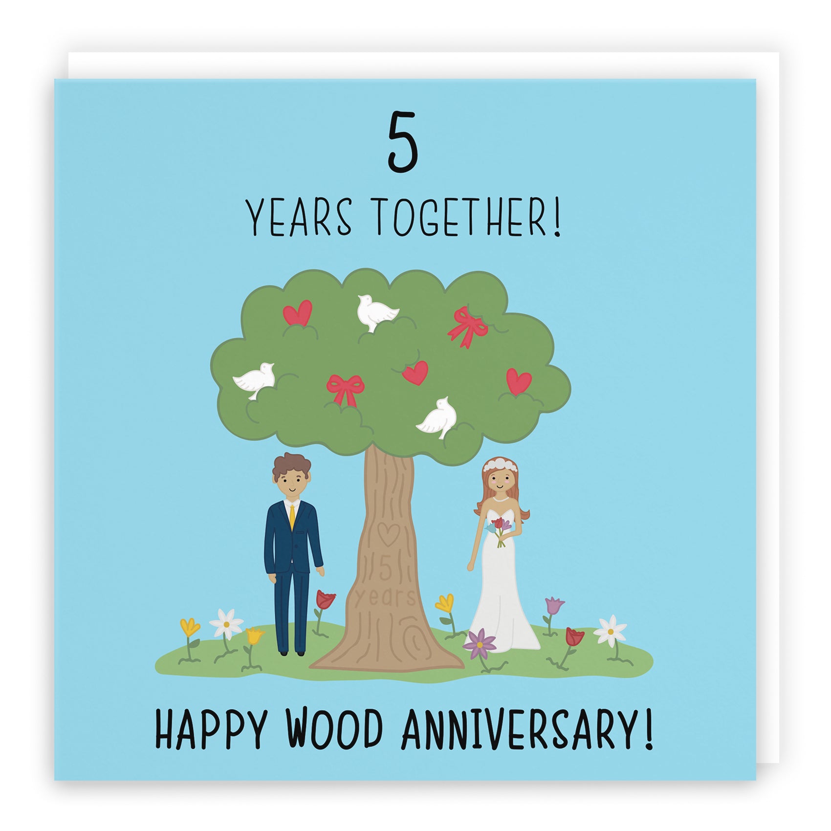 Cute Anniversary Card Iconic