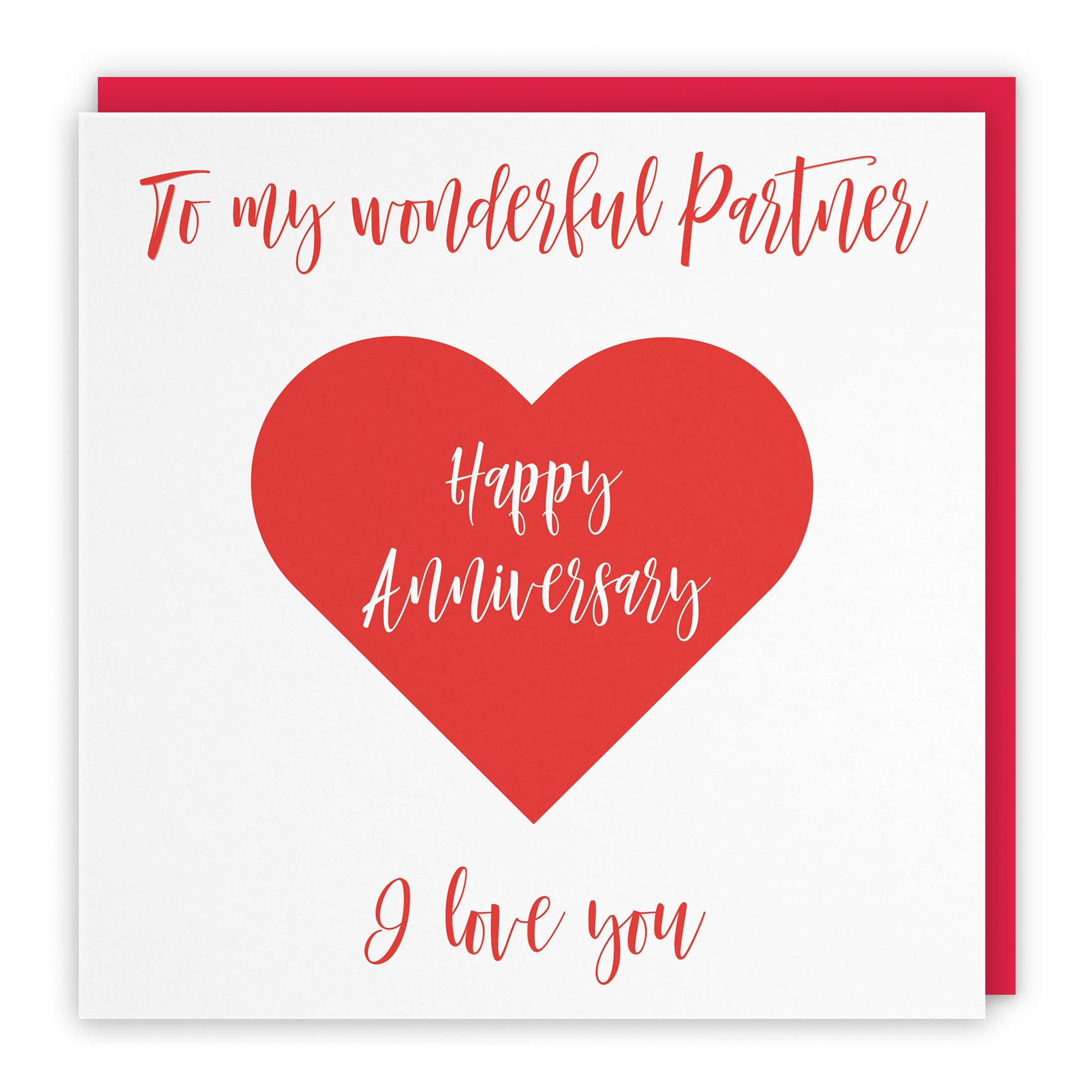 Heart Anniversary Card Love Heart