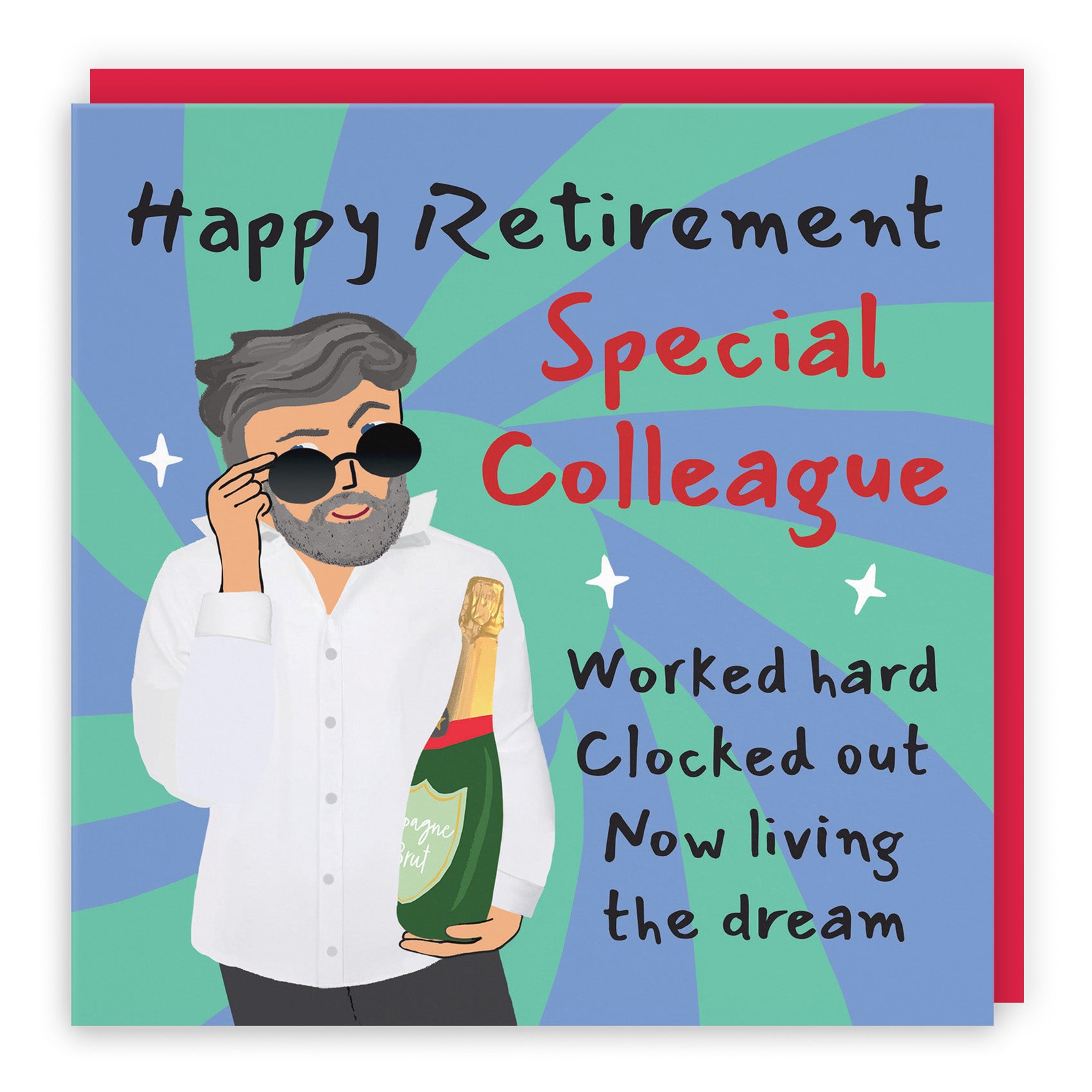 Male Cool Dude Retirement Card Laugh Out Loud