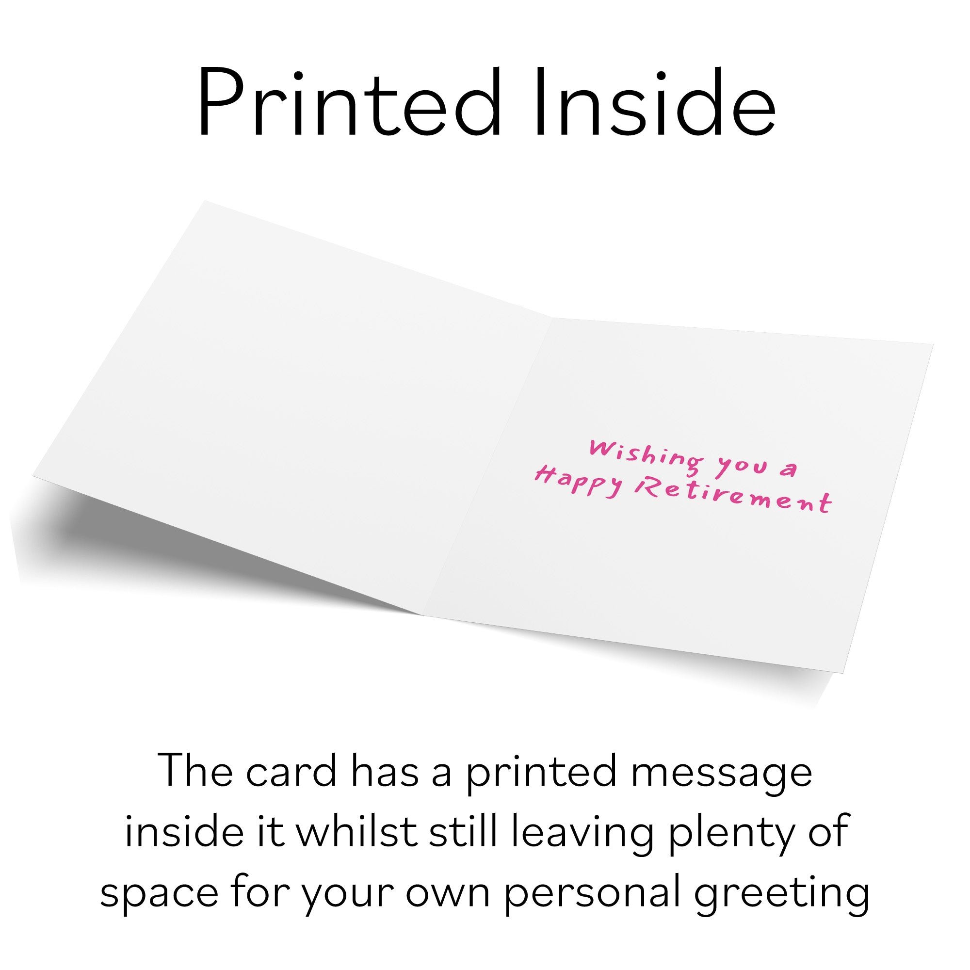 Female Flamingo Float Retirement Card Laugh Out Loud