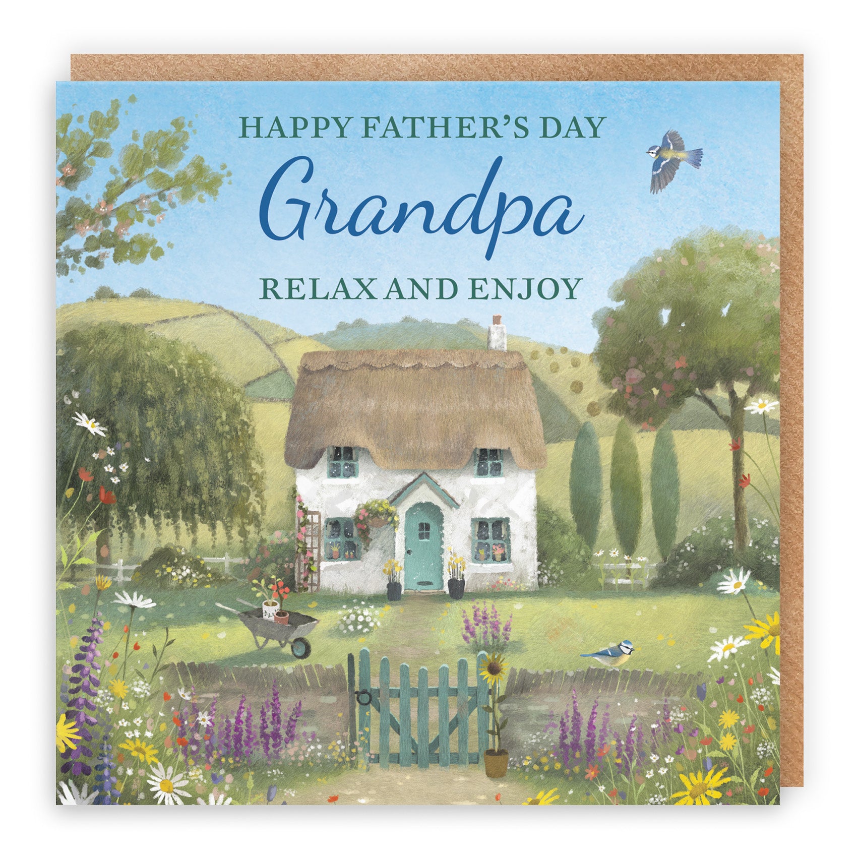 Thatched Cottage Father's Day Card Milo's Gallery