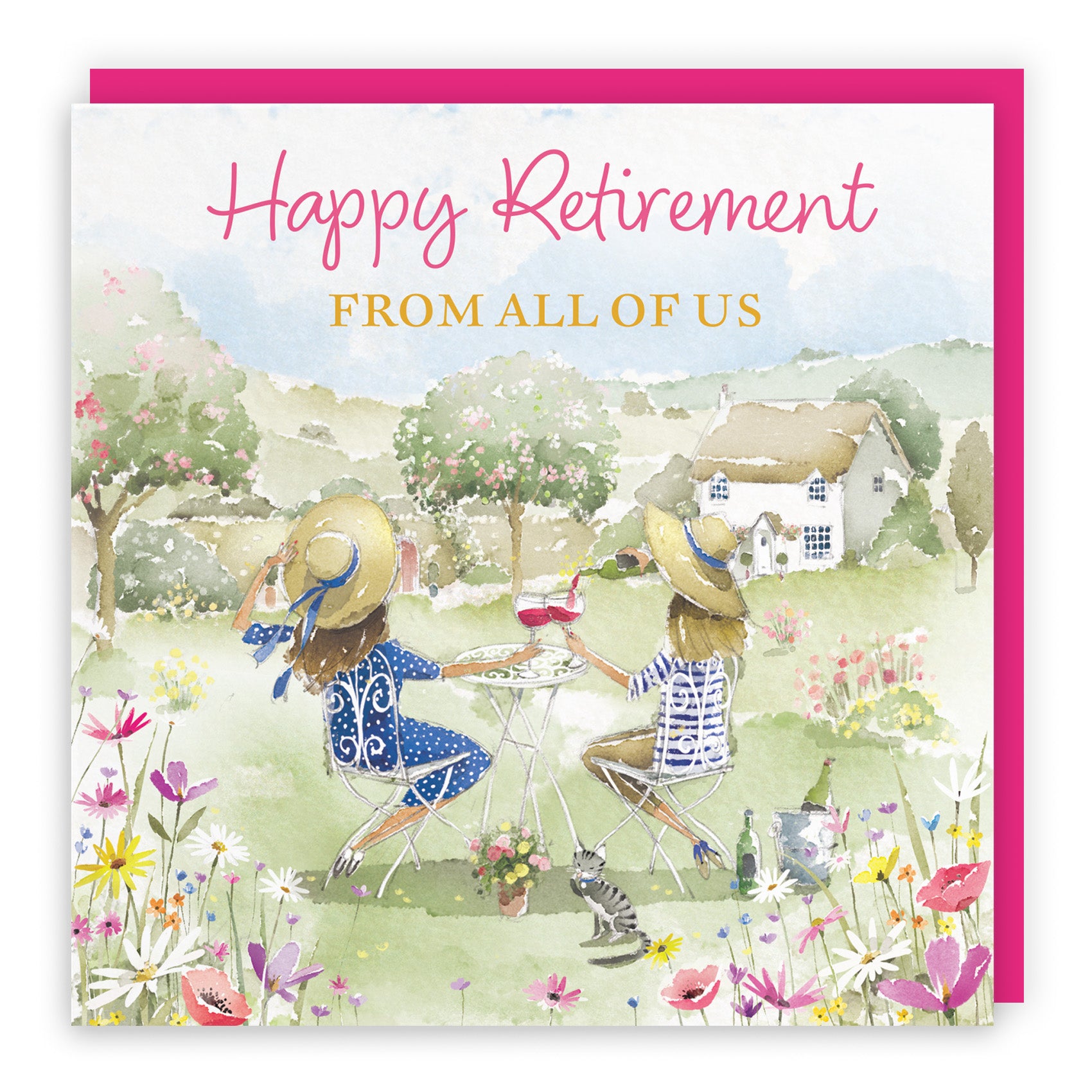 Female Countryside Garden Retirement Card Milo's Gallery