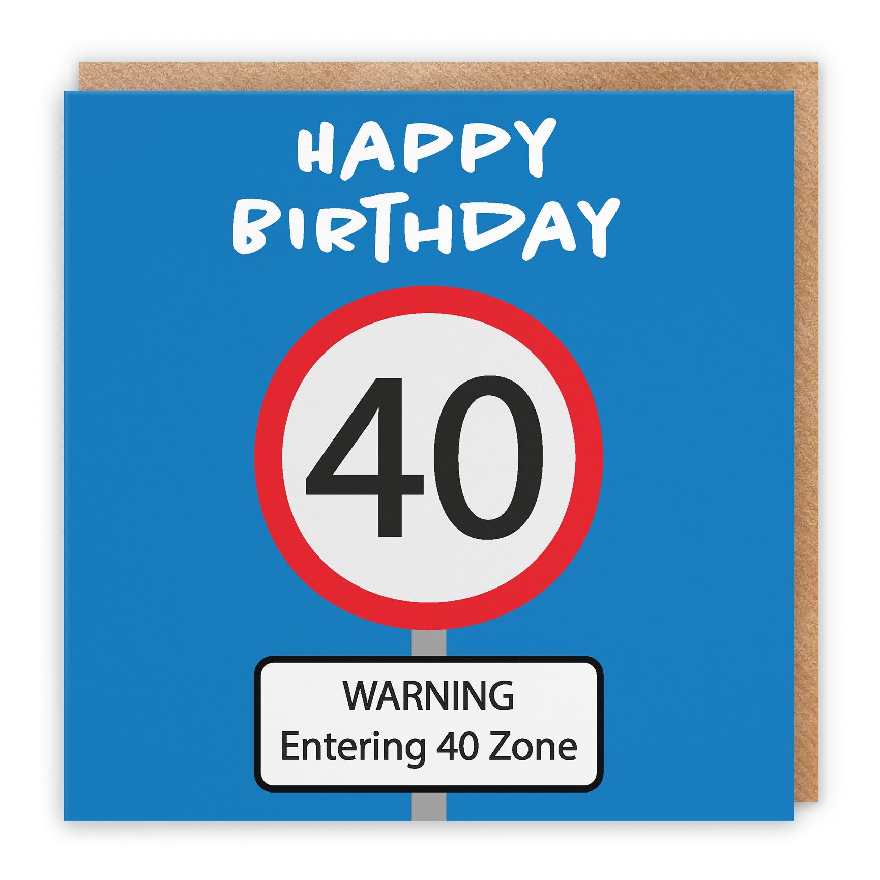 Birthday Card Road Sign