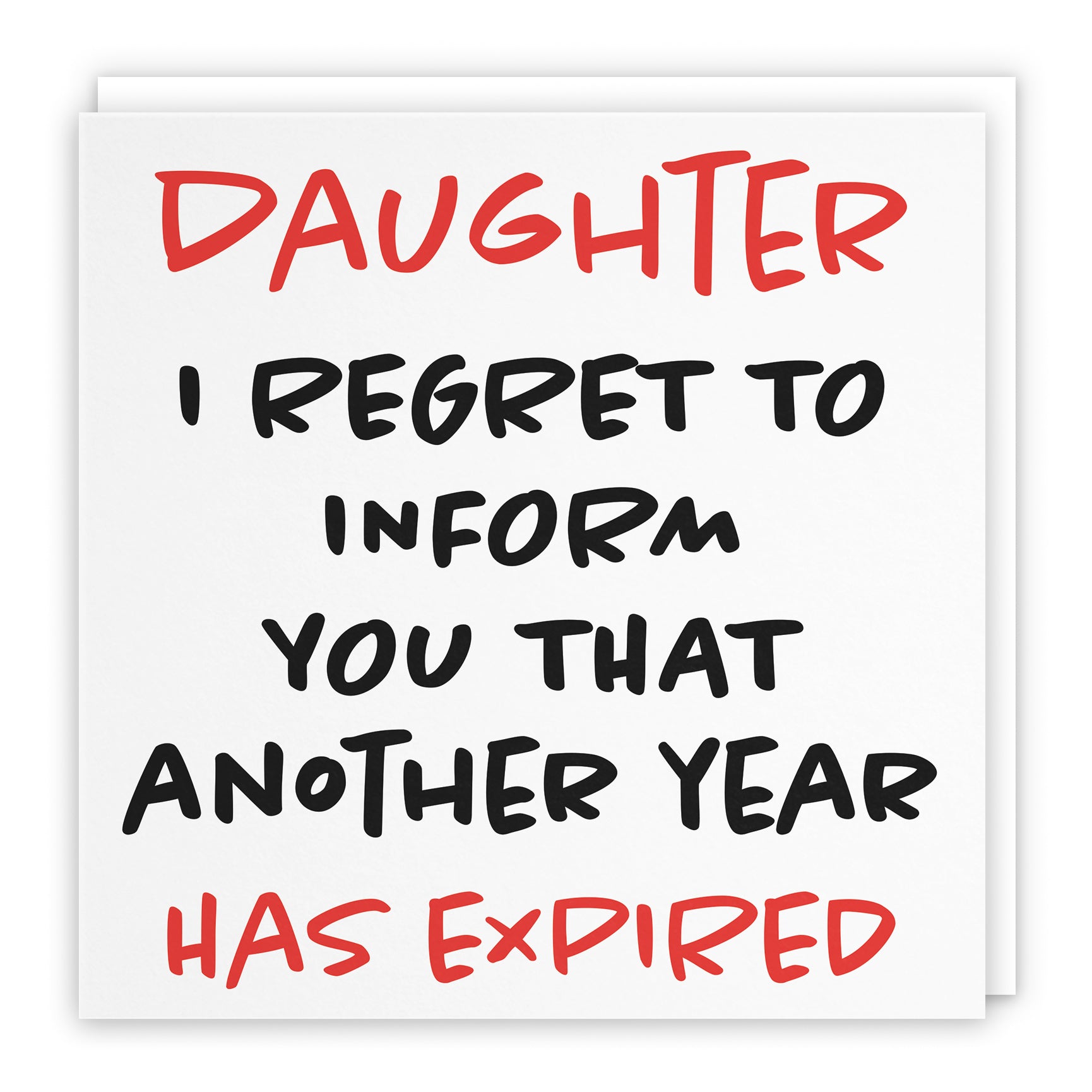 Funny Another Year Expired Birthday Card Retro