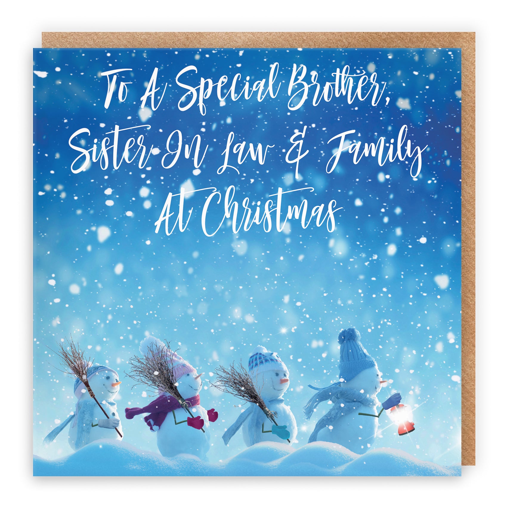 Christmas Card Snow People