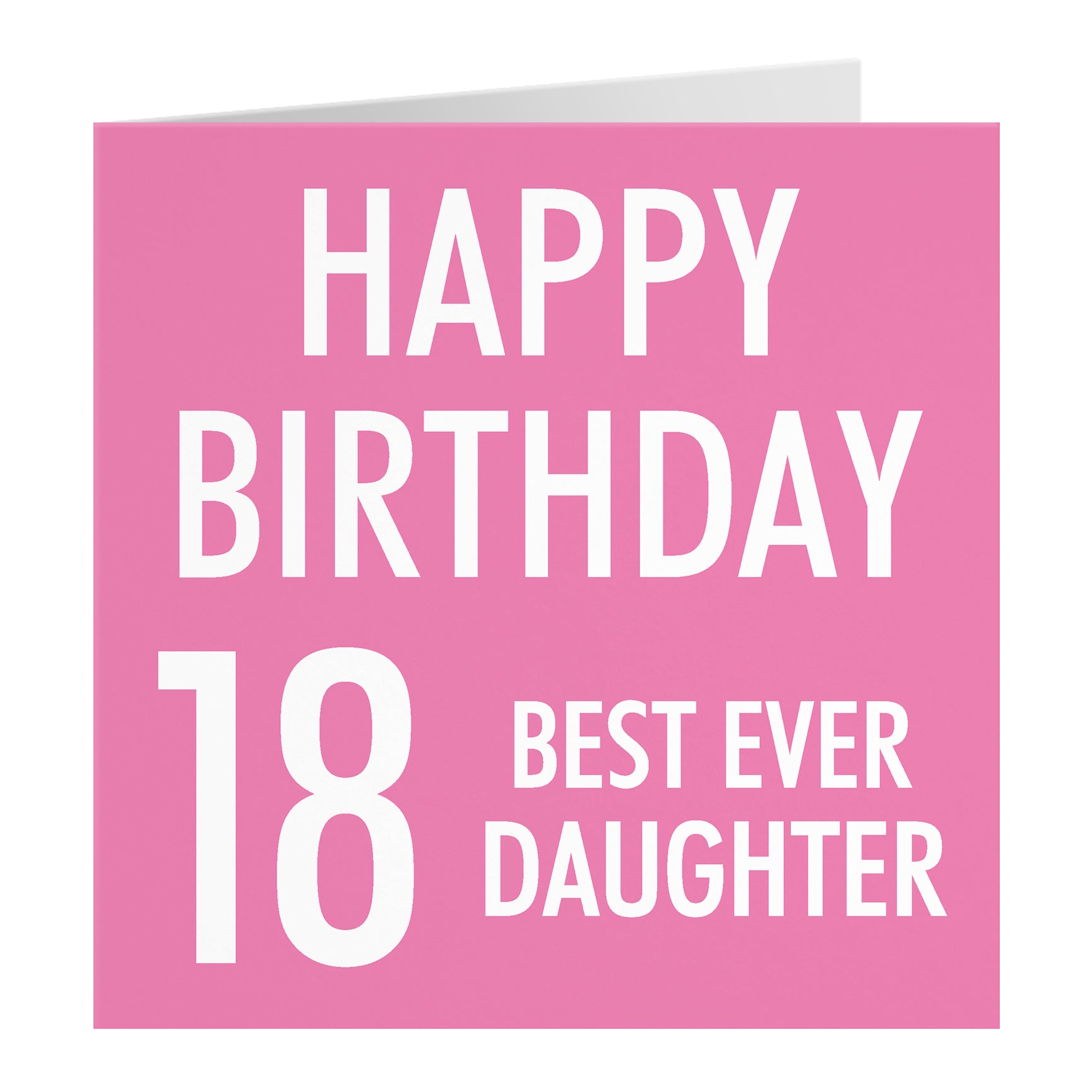 Pink Birthday Card Urban Colour