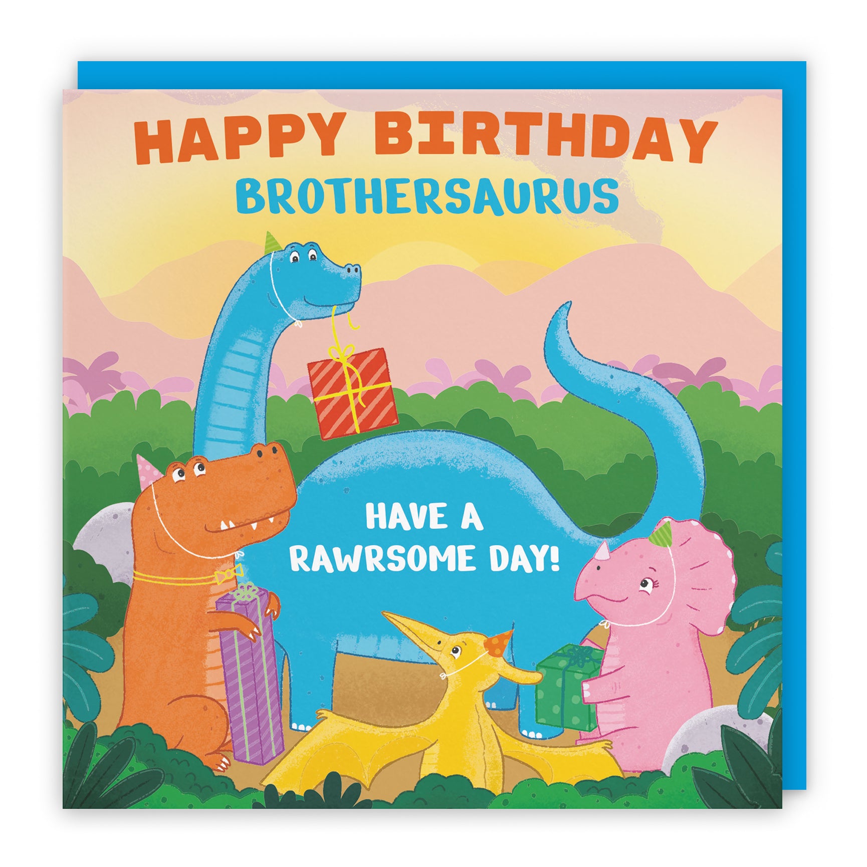 Dinosaur Party Birthday Card Imagination
