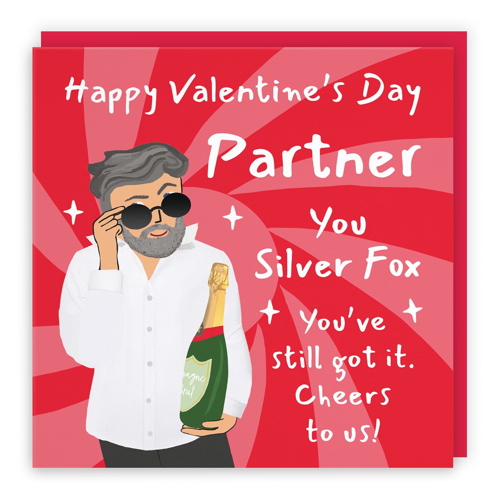 Male Cool Dude Valentine’s Day Card Laugh Out Loud
