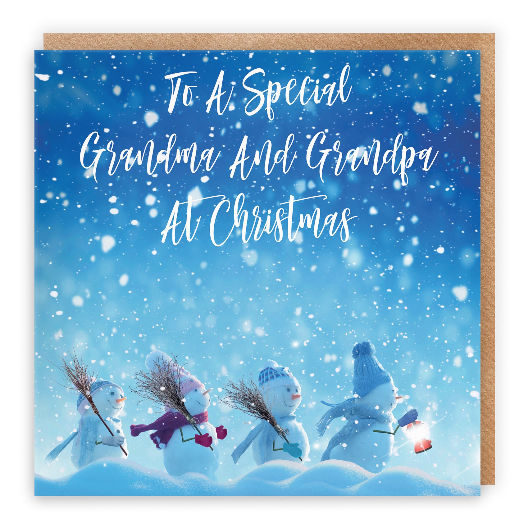 Christmas Card Snow People
