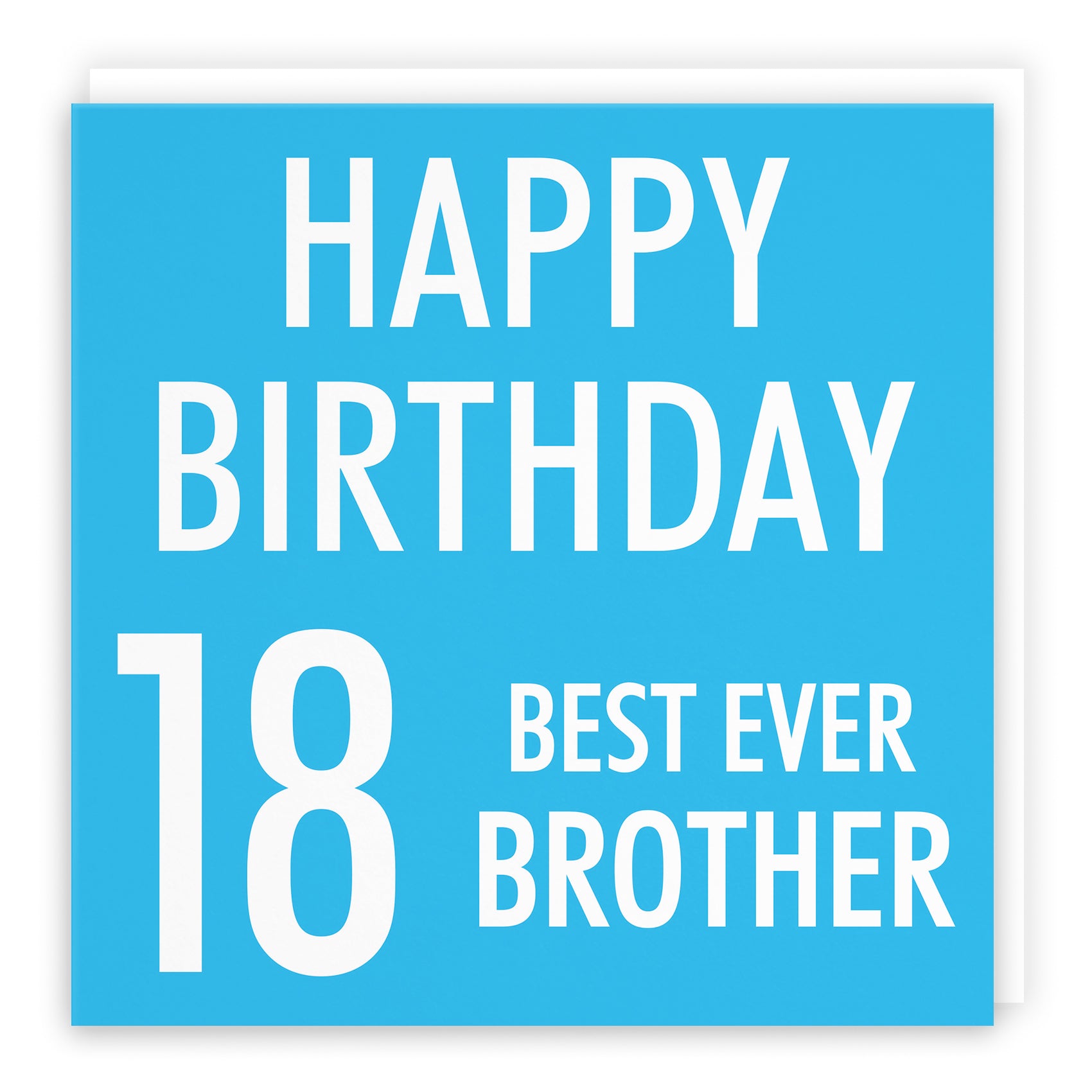 Blue Birthday Card Urban Colour