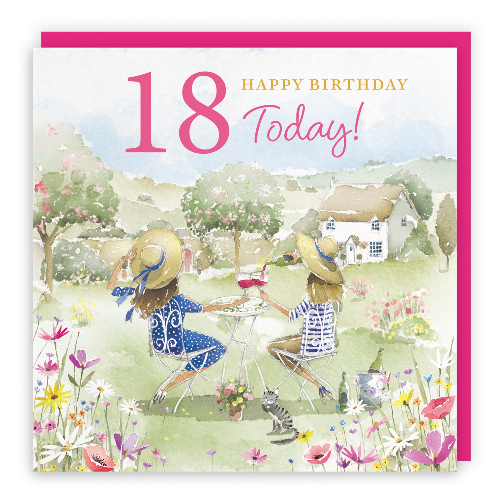 Female Countryside Garden Birthday Card Milo's Gallery