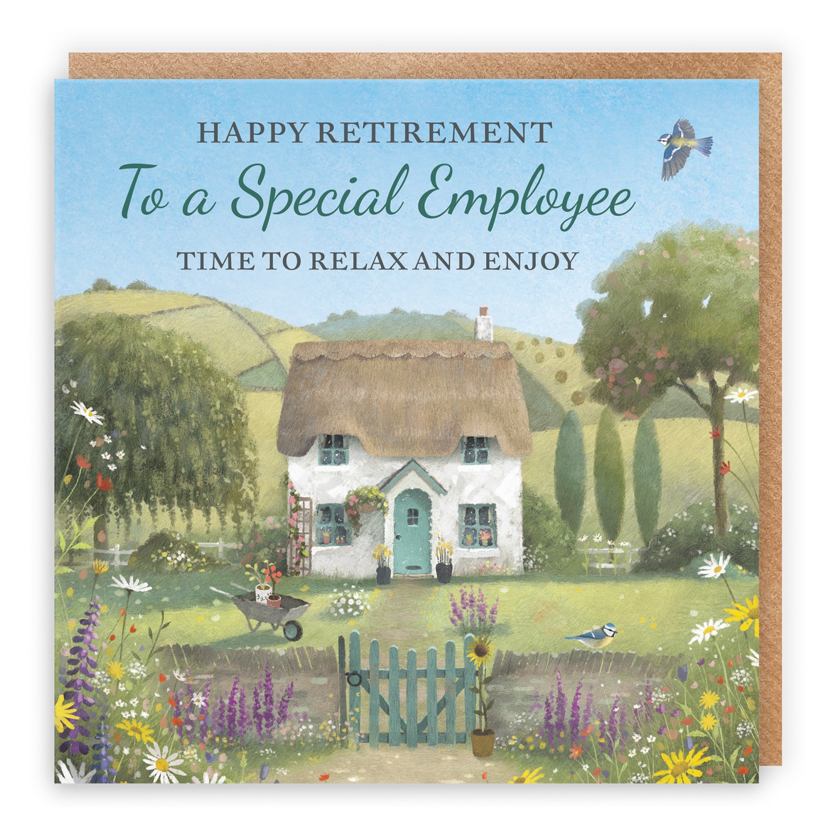 Thatched Cottage Retirement Card Milo's Gallery