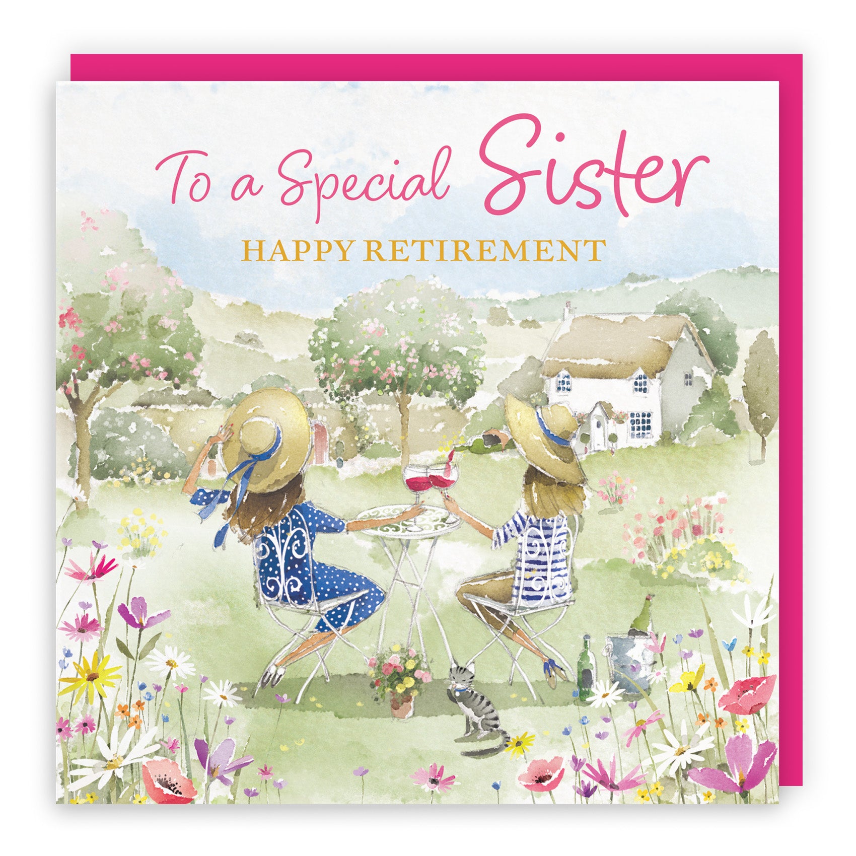 Female Countryside Garden Retirement Card Milo's Gallery