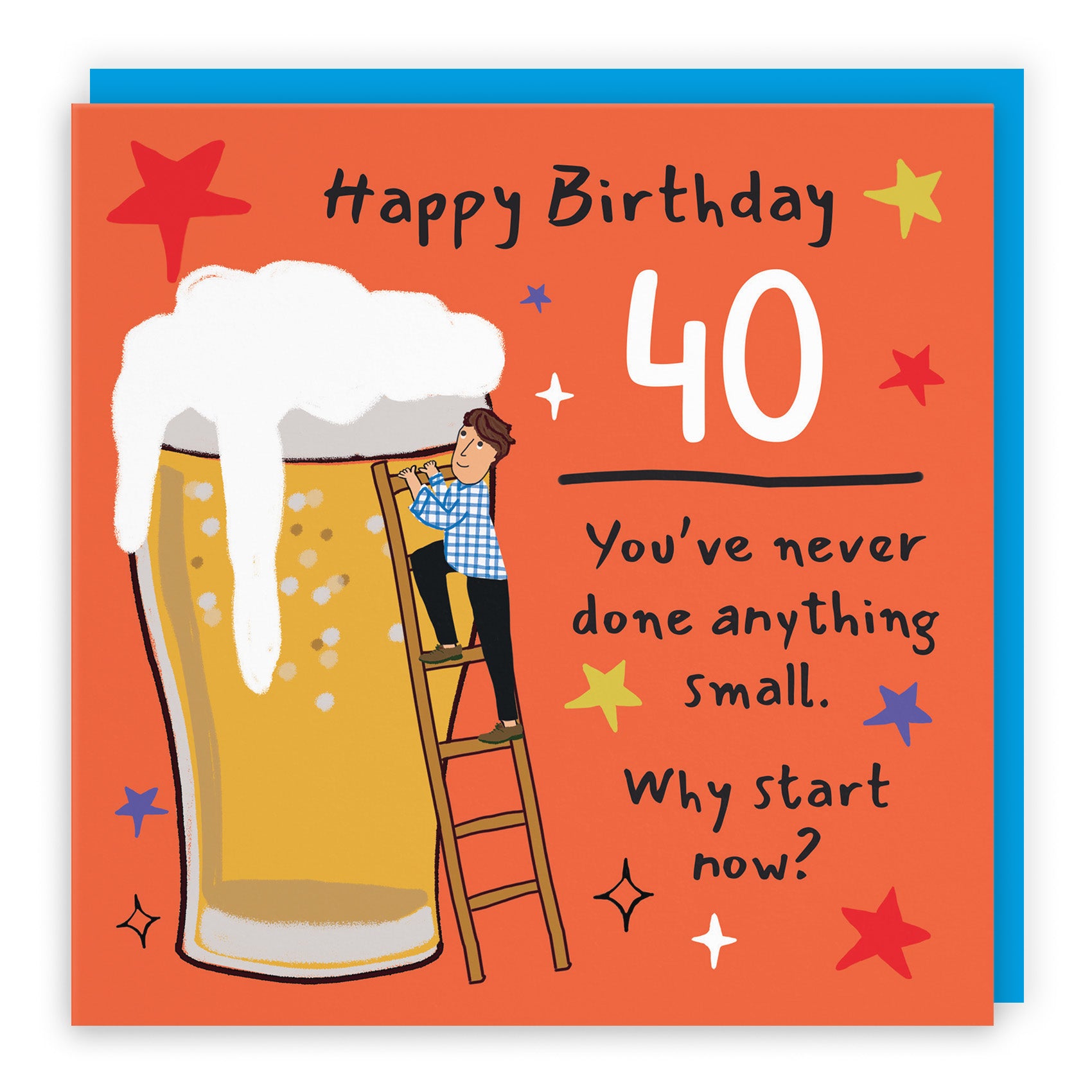 Male Big Beer Birthday Card Laugh Out Loud