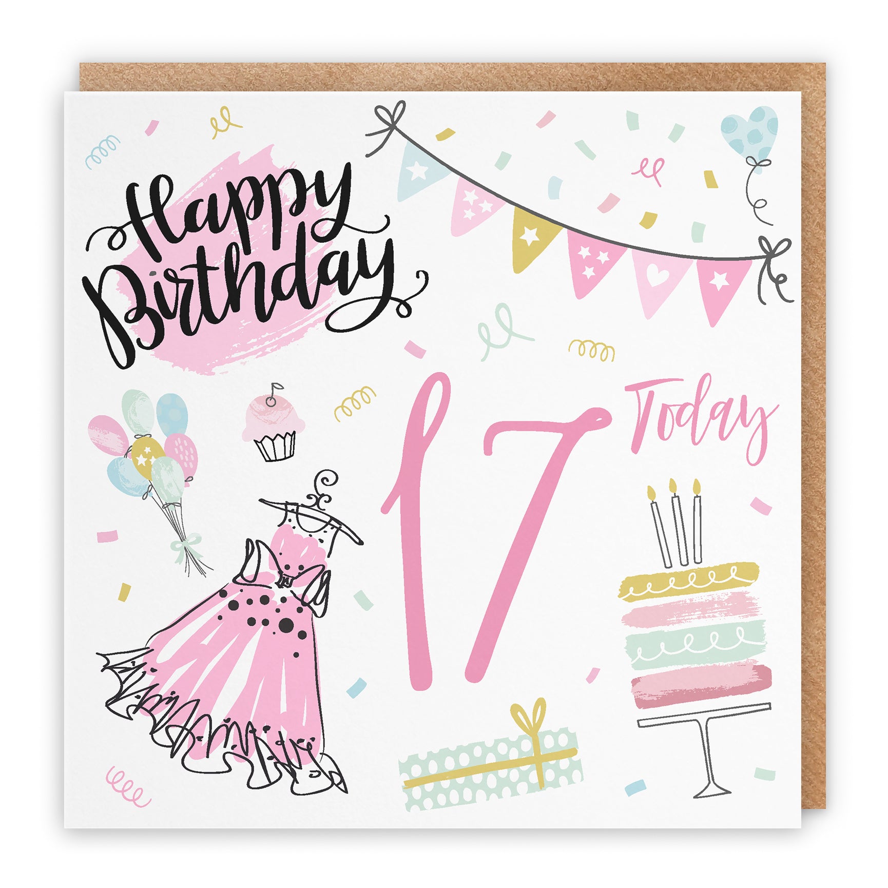 Girl's Birthday Card Party