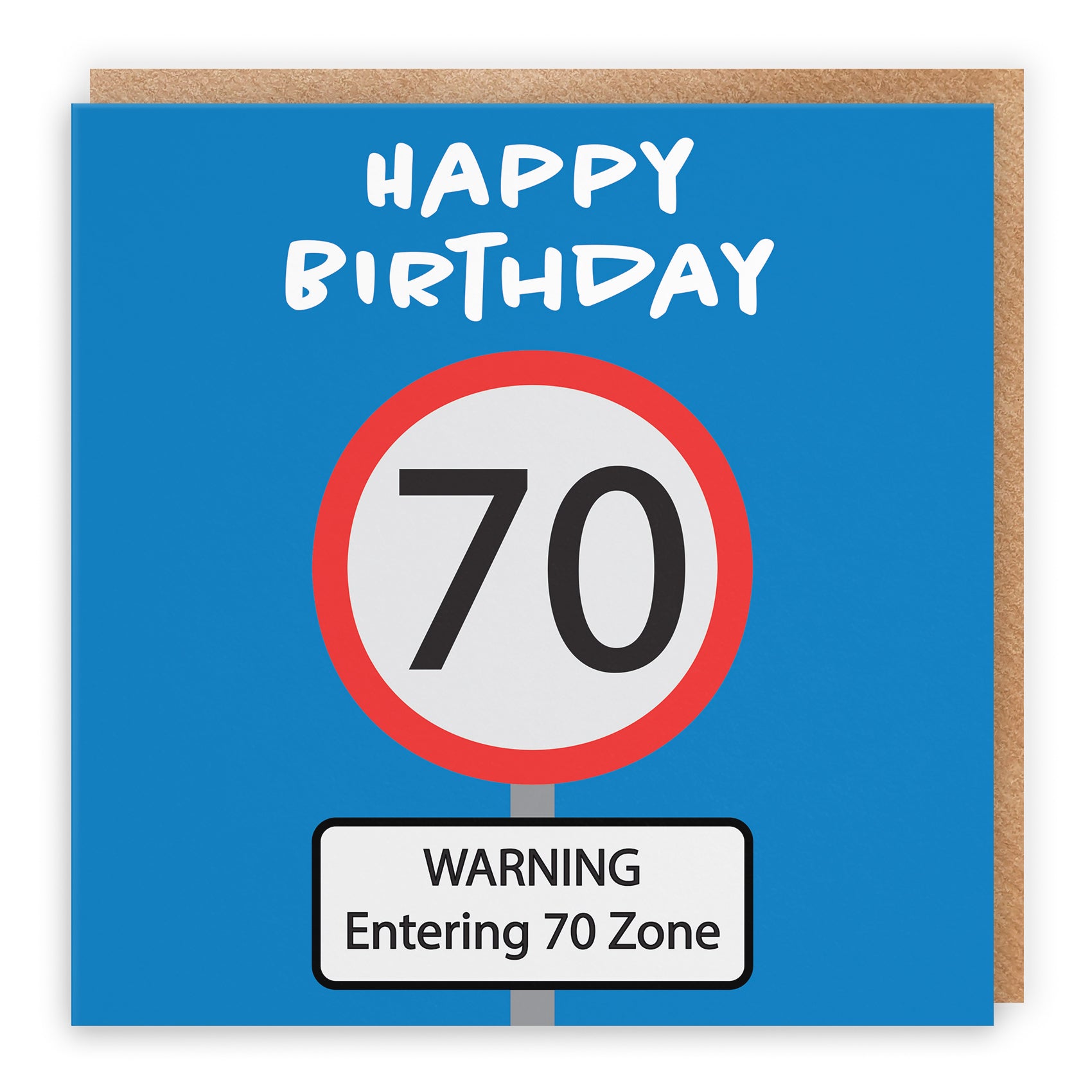 Birthday Card Road Sign