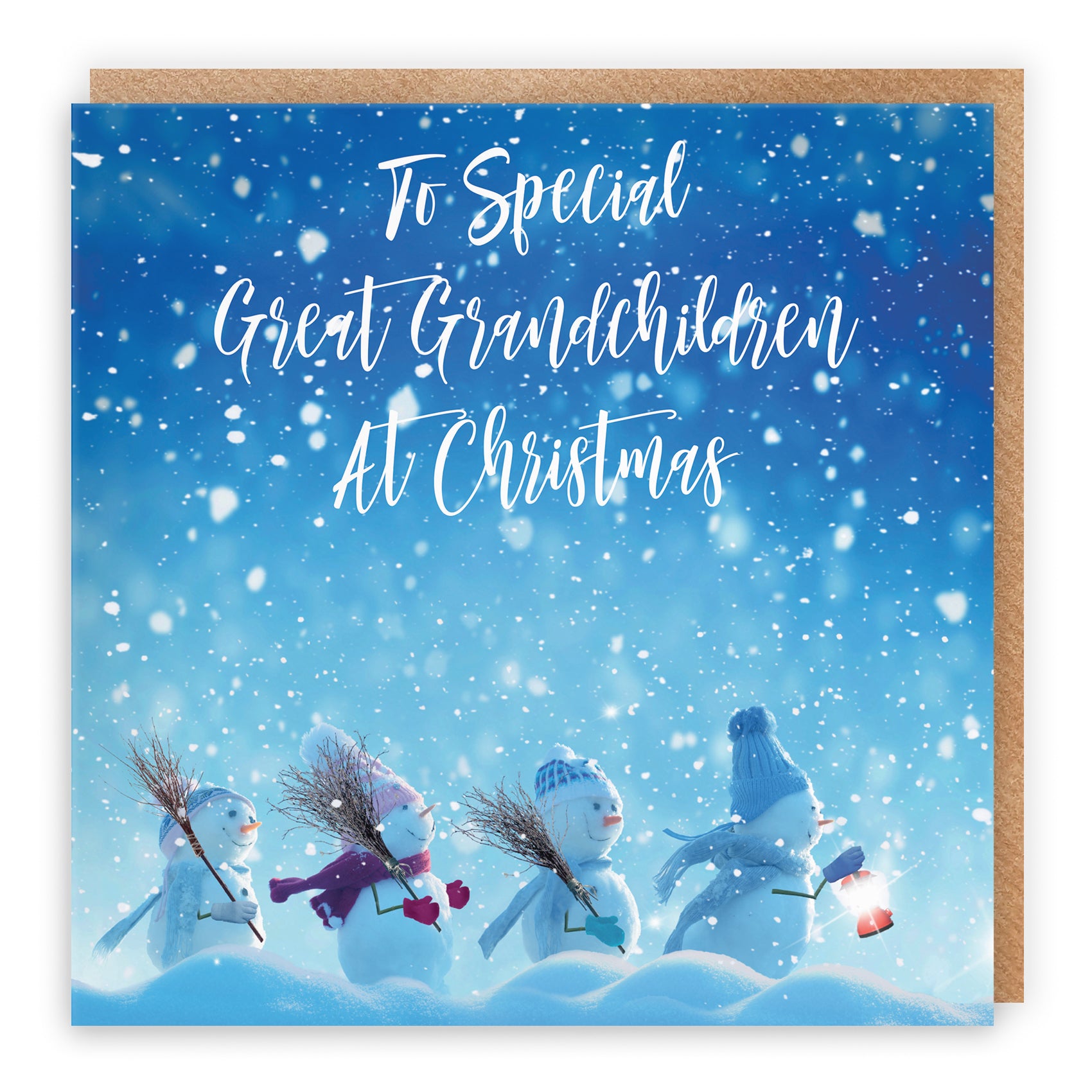Christmas Card Snow People