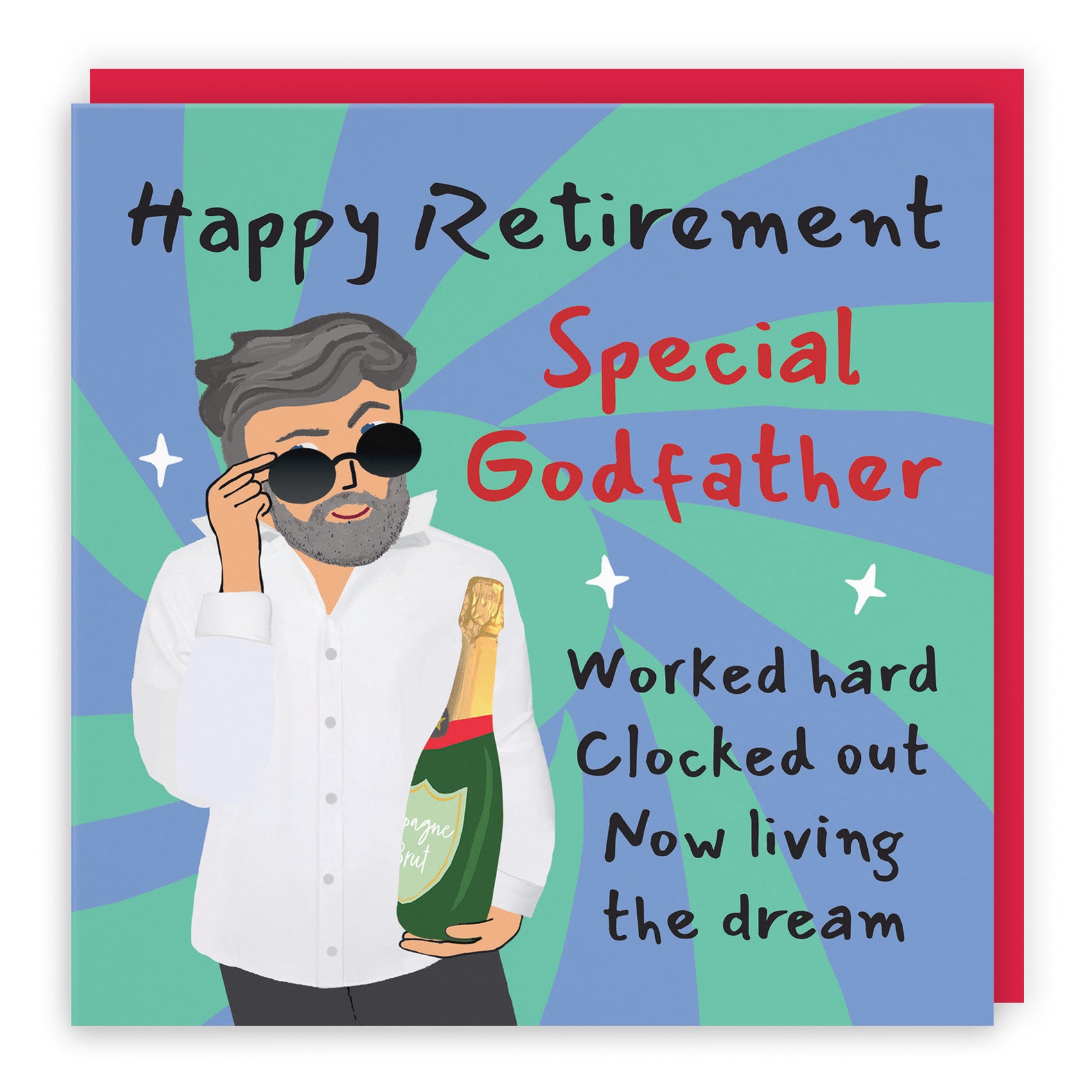 Male Cool Dude Retirement Card Laugh Out Loud
