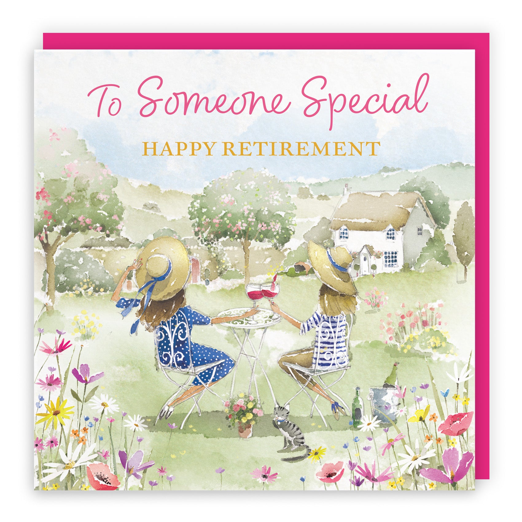 Female Countryside Garden Retirement Card Milo's Gallery