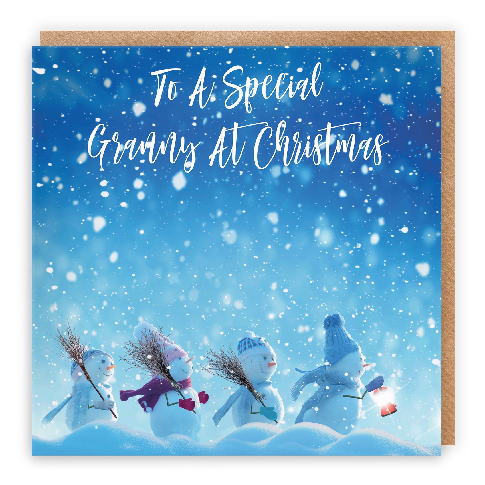 Christmas Card Snow People
