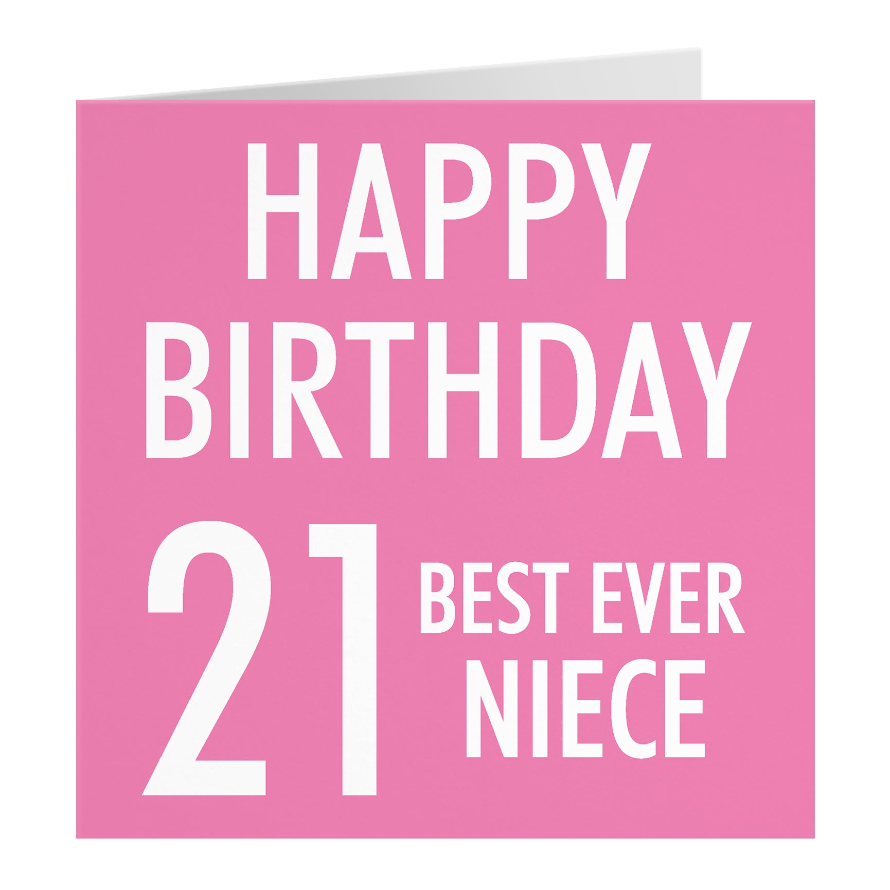 Pink Birthday Card Urban Colour