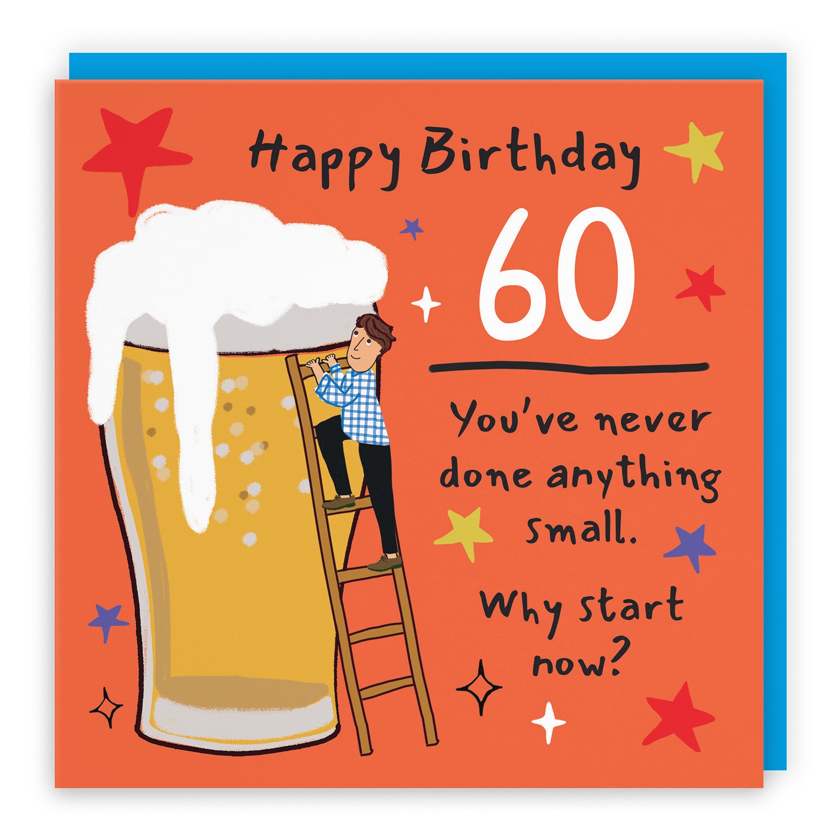 Male Big Beer Birthday Card Laugh Out Loud