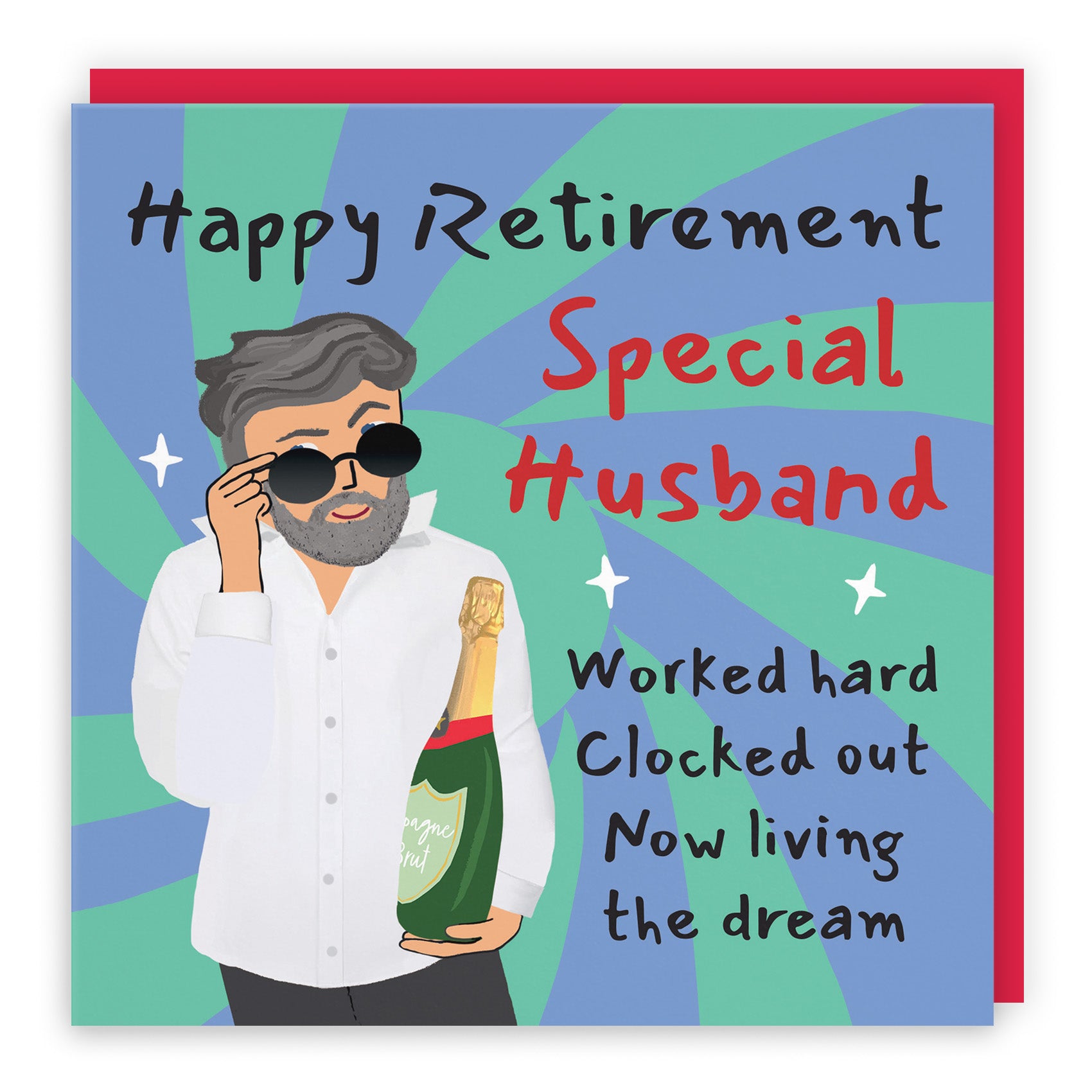 Male Cool Dude Retirement Card Laugh Out Loud
