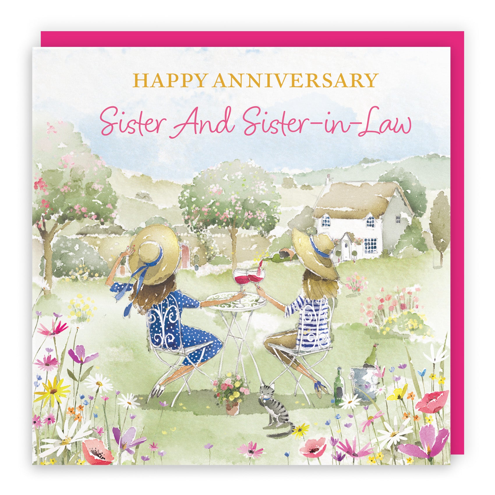 Female Countryside Garden Anniversary Card Milo's Gallery