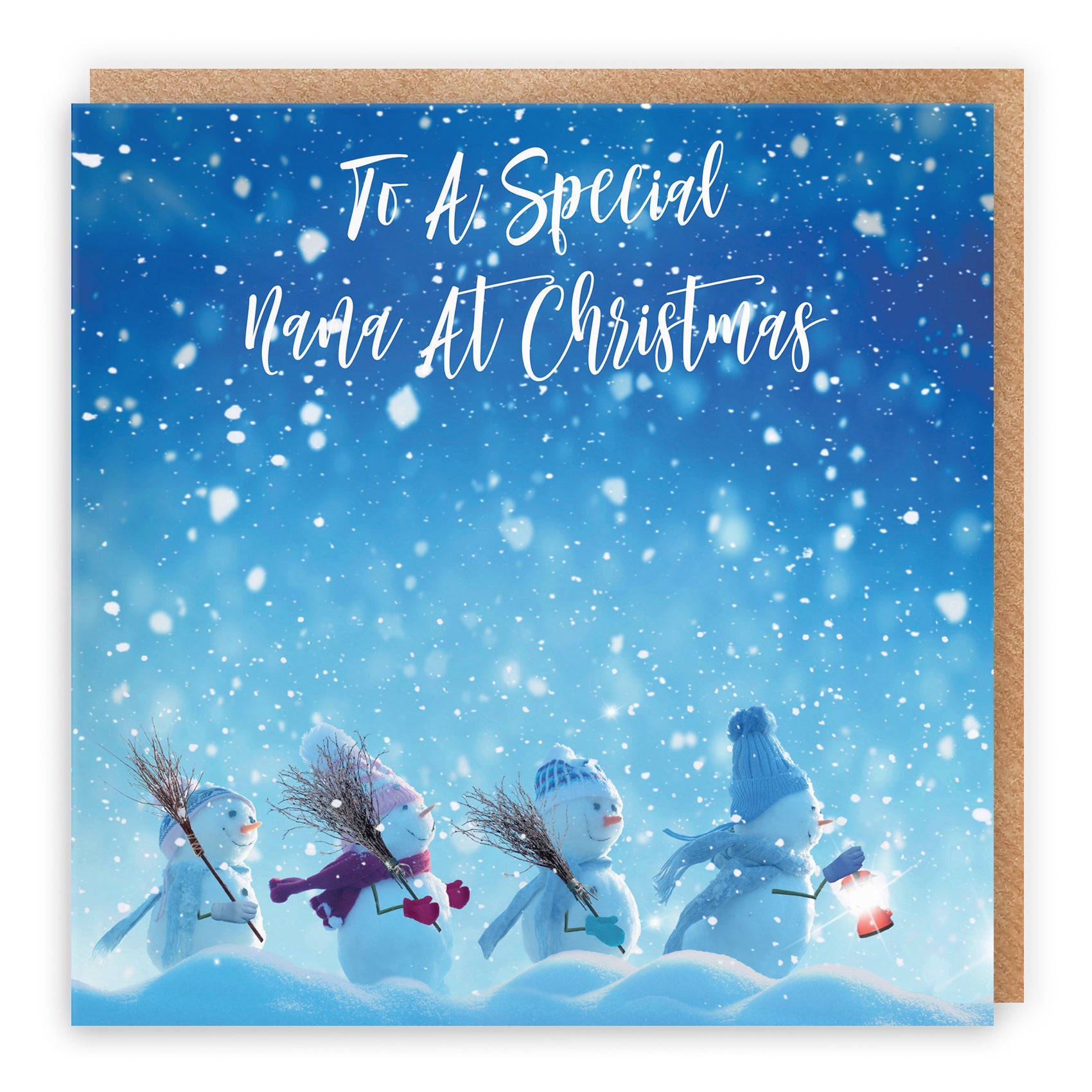 Christmas Card Snow People