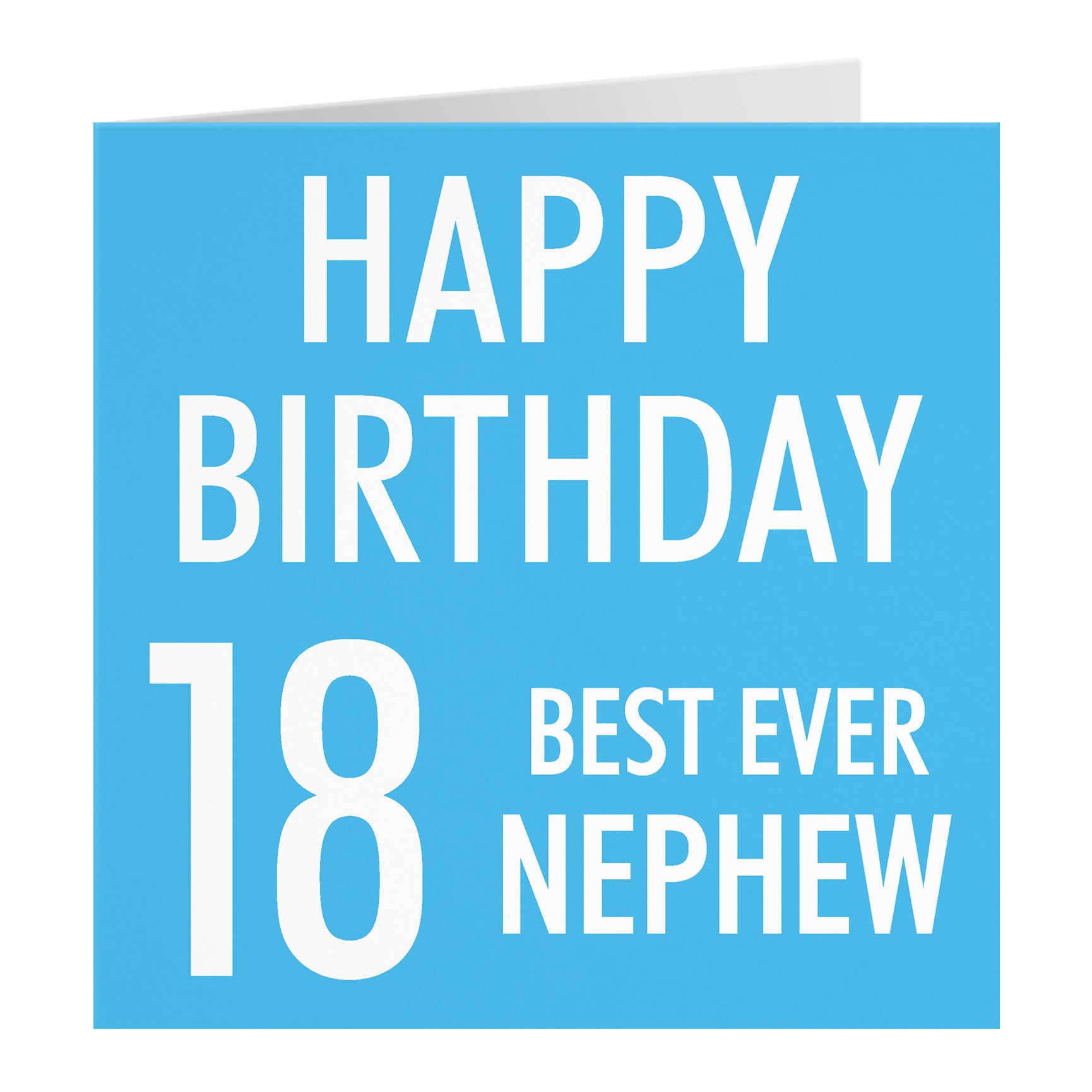 Blue Birthday Card Urban Colour