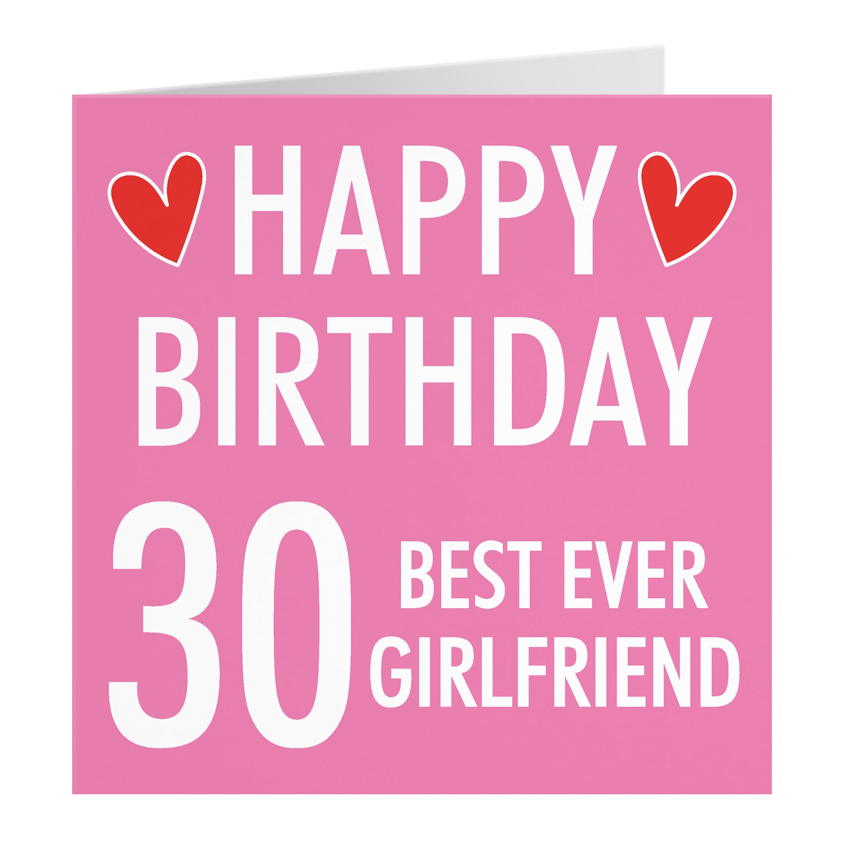 Pink Birthday Card Urban Colour