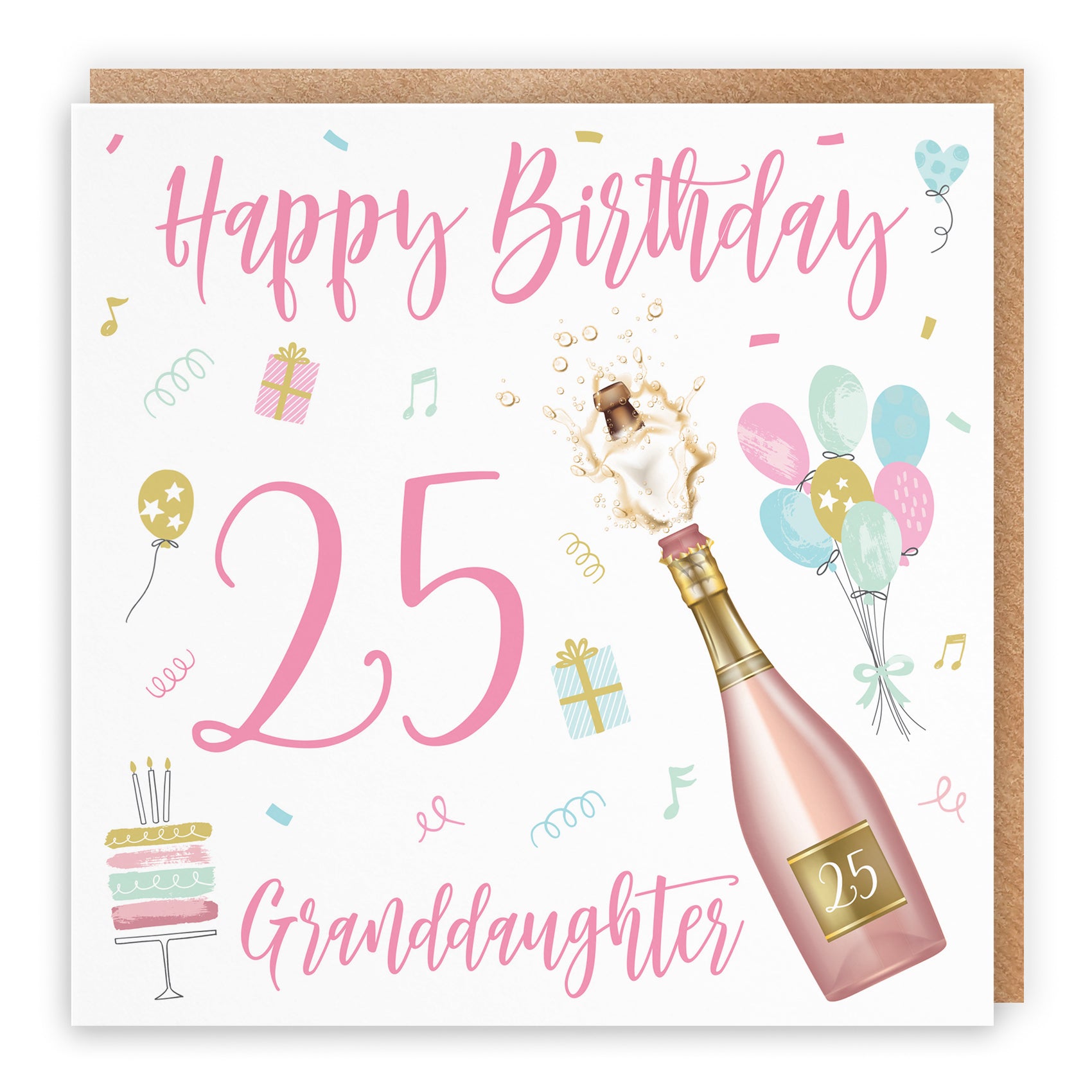 Birthday Card Champagne
