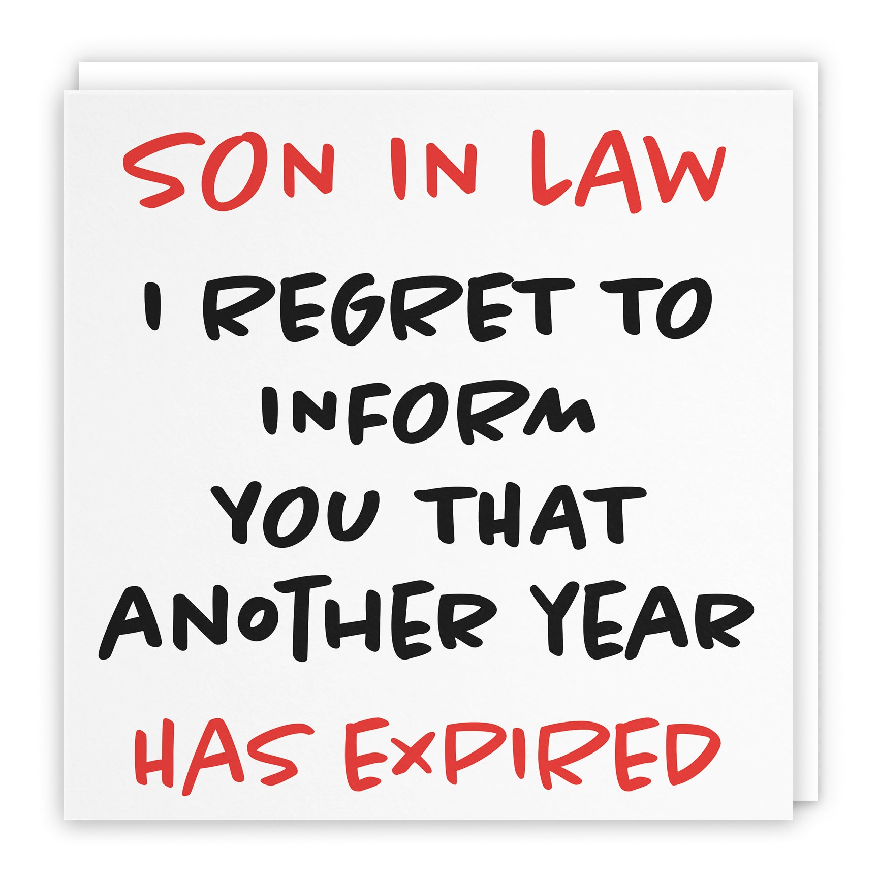 Funny Another Year Expired Birthday Card Retro