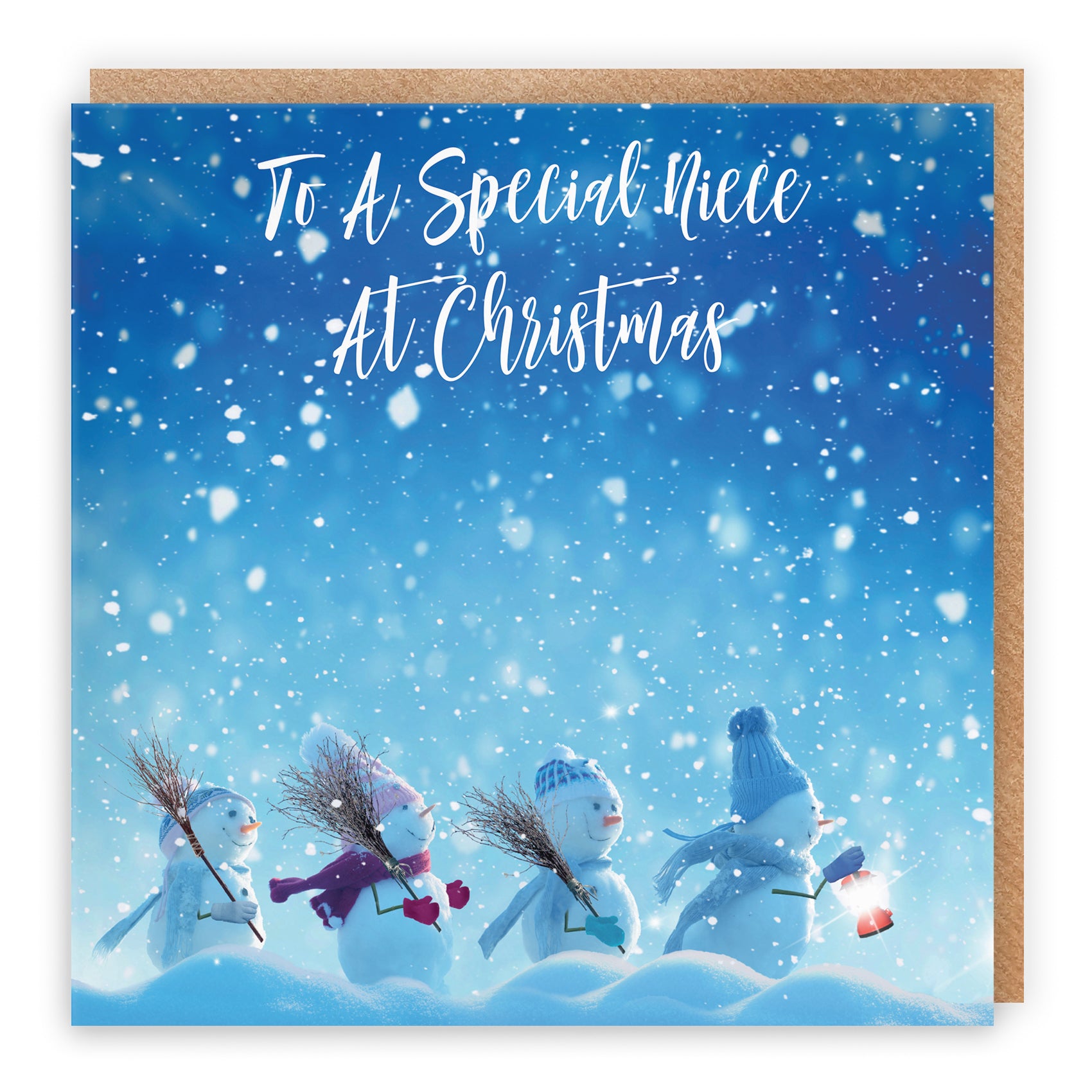 Christmas Card Snow People