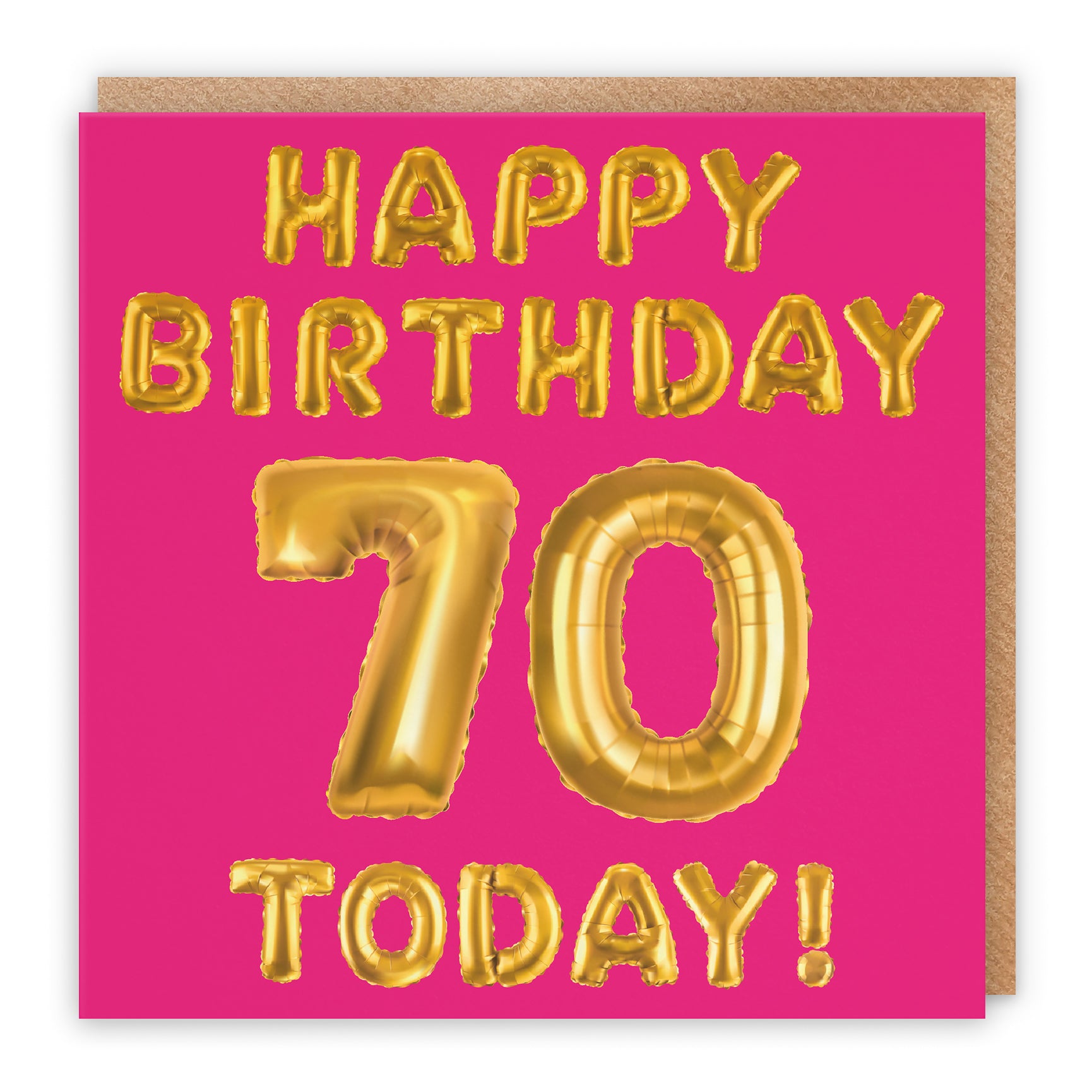 Pink Balloon Birthday Card