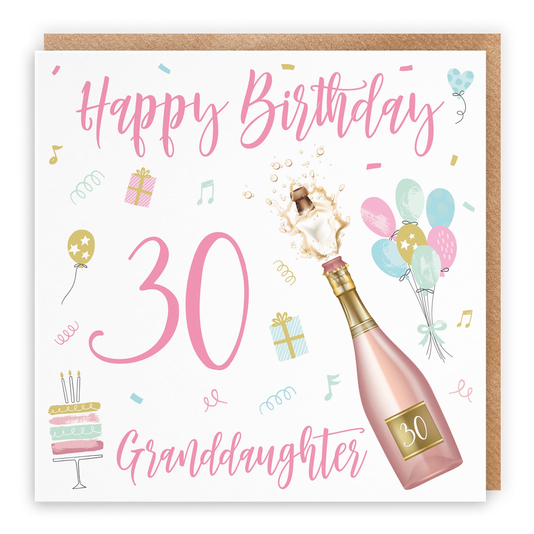 Birthday Card Champagne