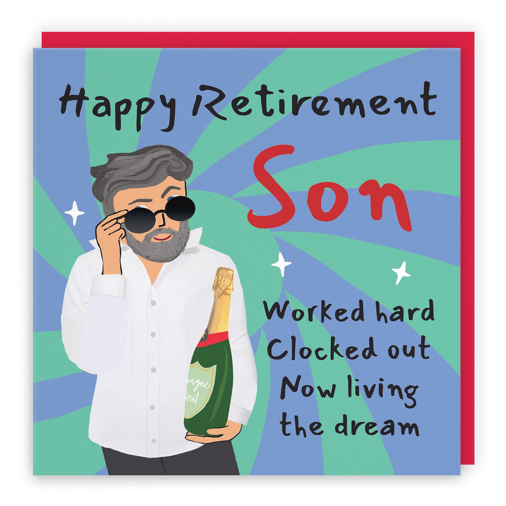 Male Cool Dude Retirement Card Laugh Out Loud