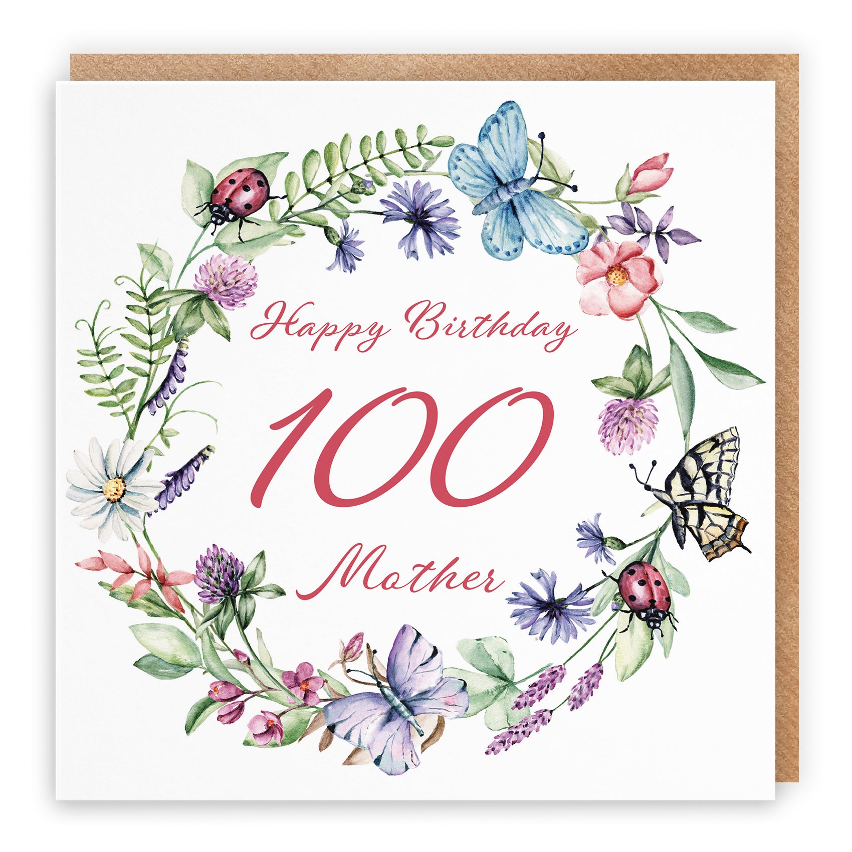 Wildflower Birthday Card Meadow