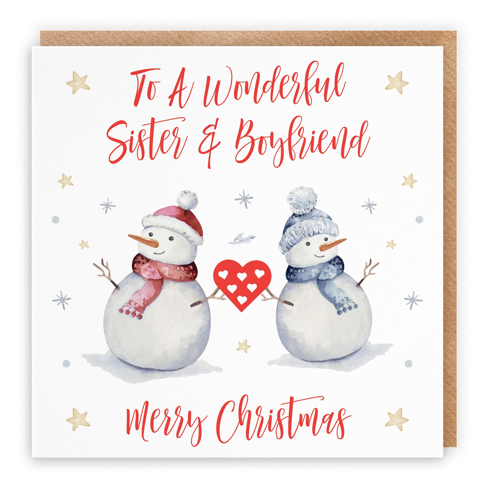 Christmas Card Snowman