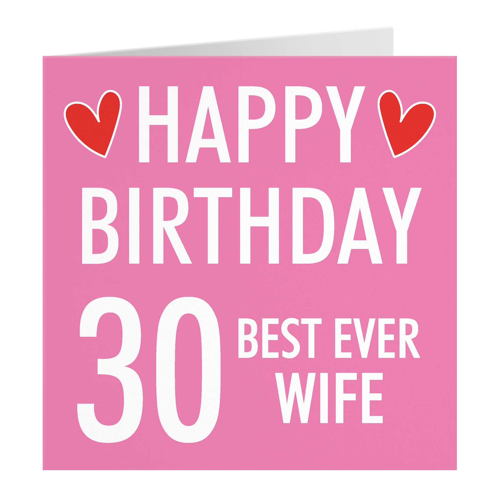 Pink Birthday Card Urban Colour