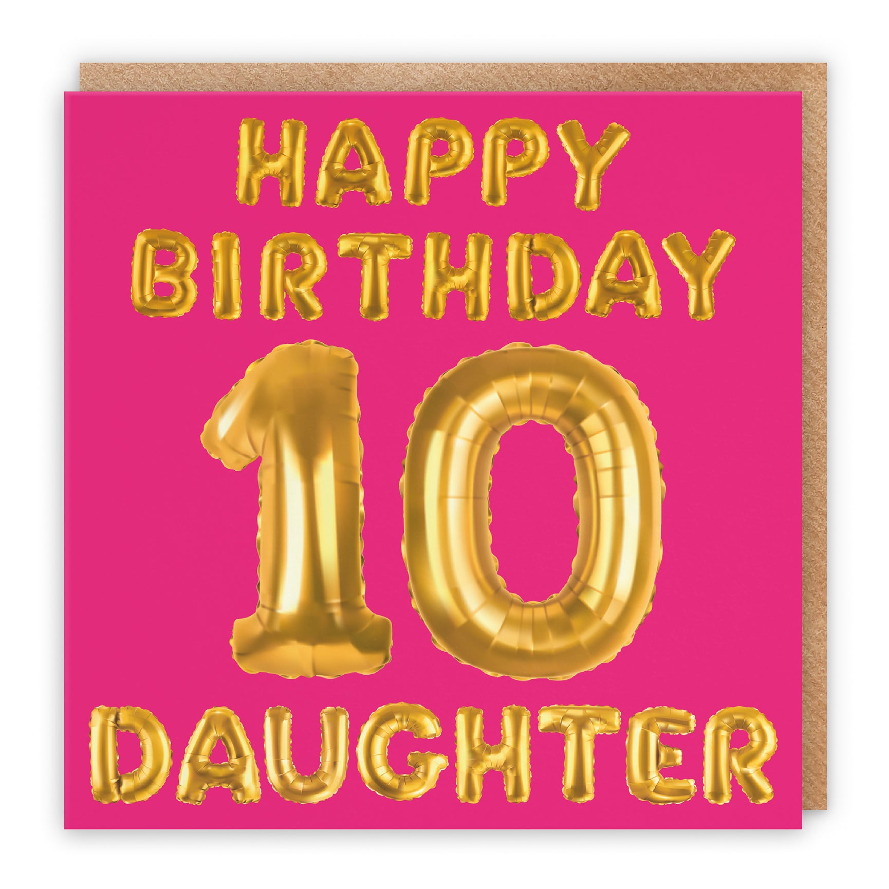 Pink Balloon Birthday Card